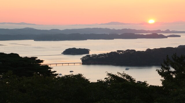[Matsushima] You can also see the sunrise of Matsushima by getting up a little early in the morning ♪
