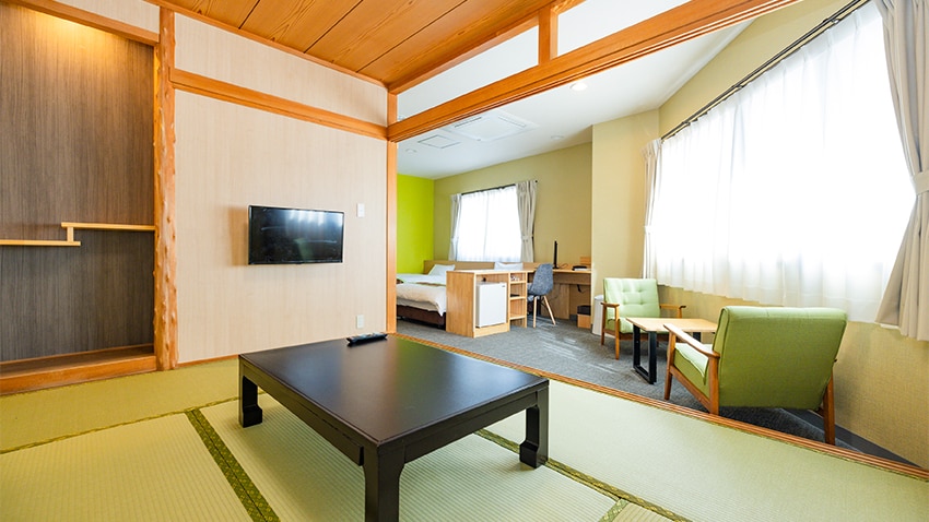 【日西合璧式客房】適合家庭出遊及長期住宿