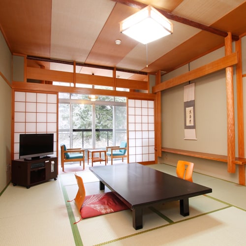 Contoh kamar (kamar bergaya Jepang di gedung utama)