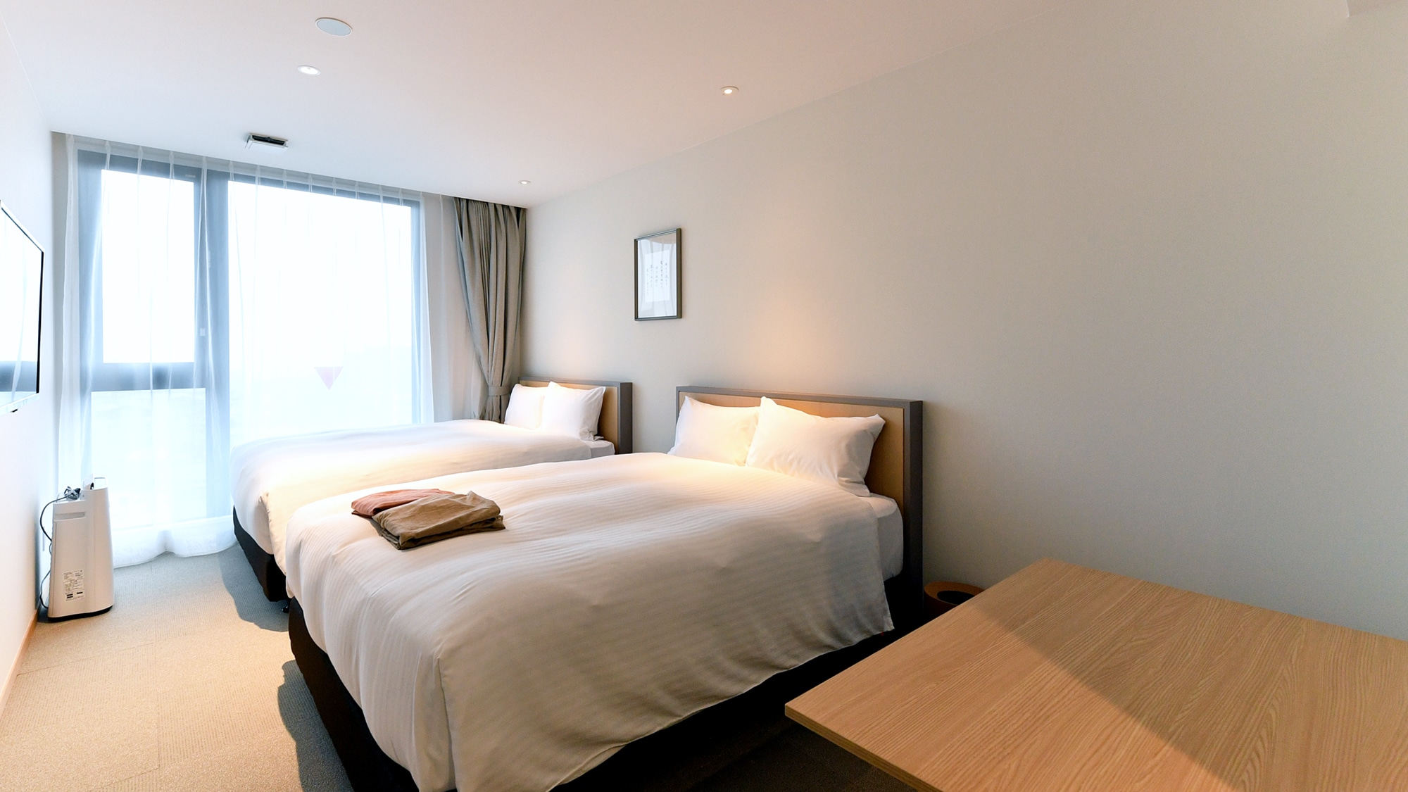 [All rooms non-smoking] Standard twin room (1-4 people)