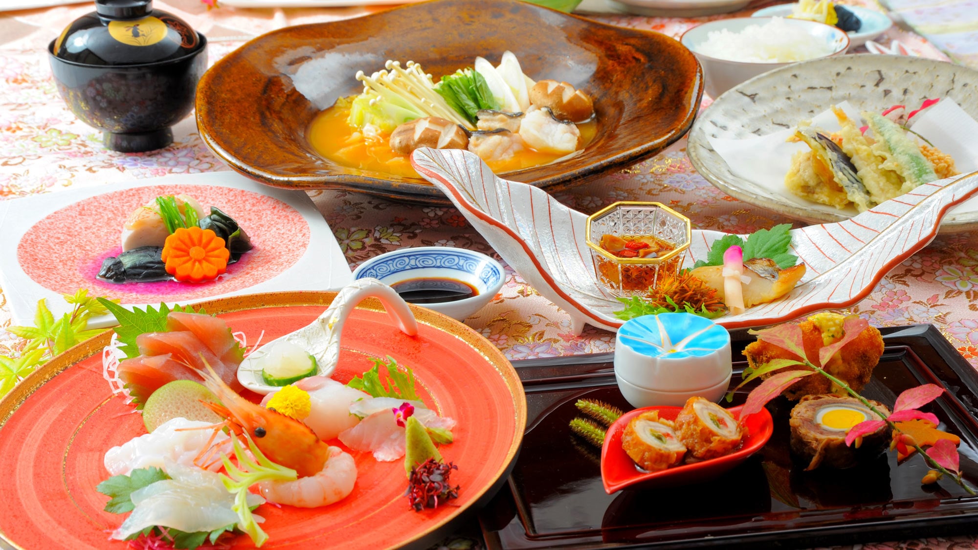 Ikegami-style Japanese cuisine, where each dish is handmade