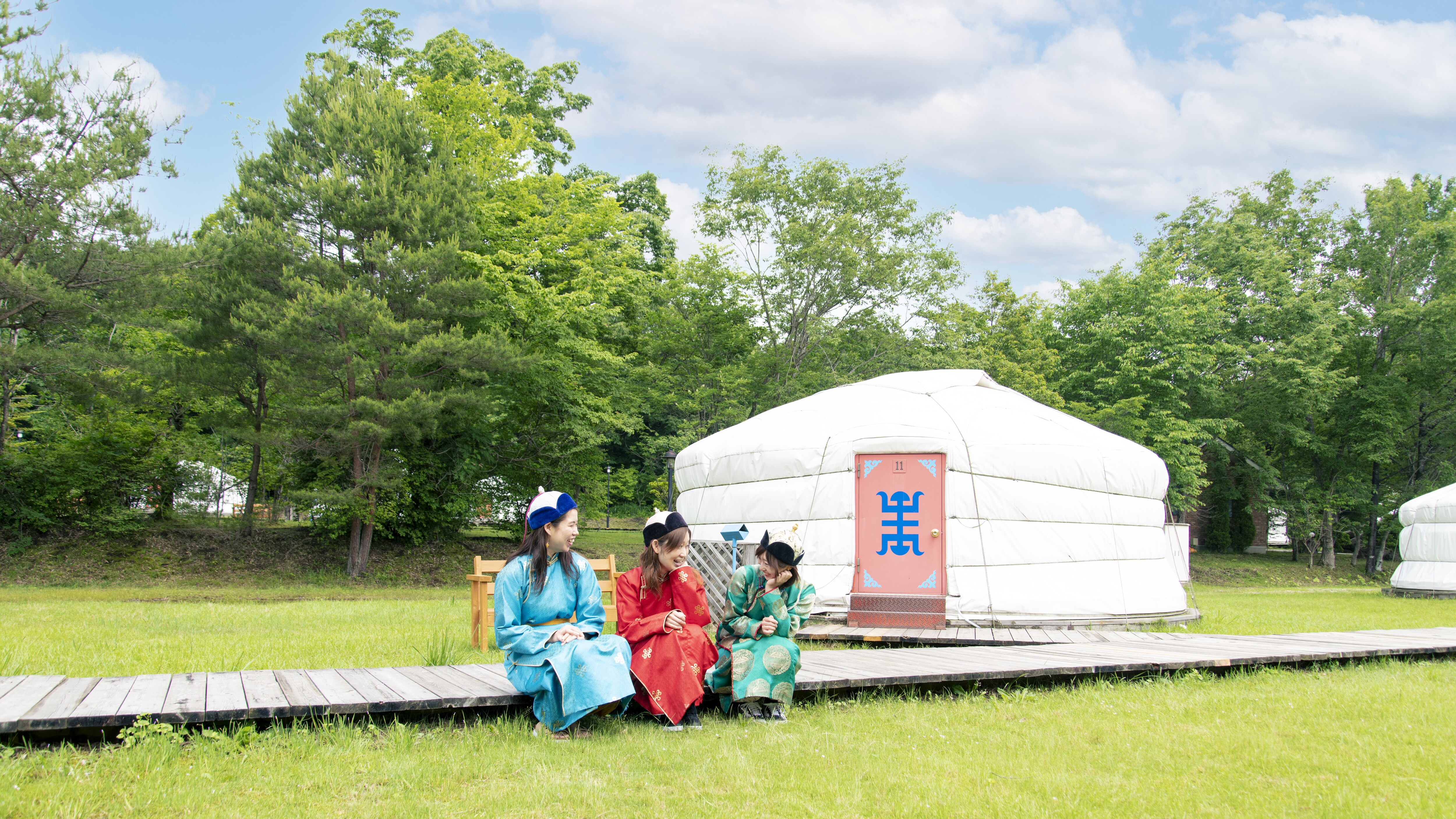 마치 몽골인!? 사진을 찍을 수 있습니다.