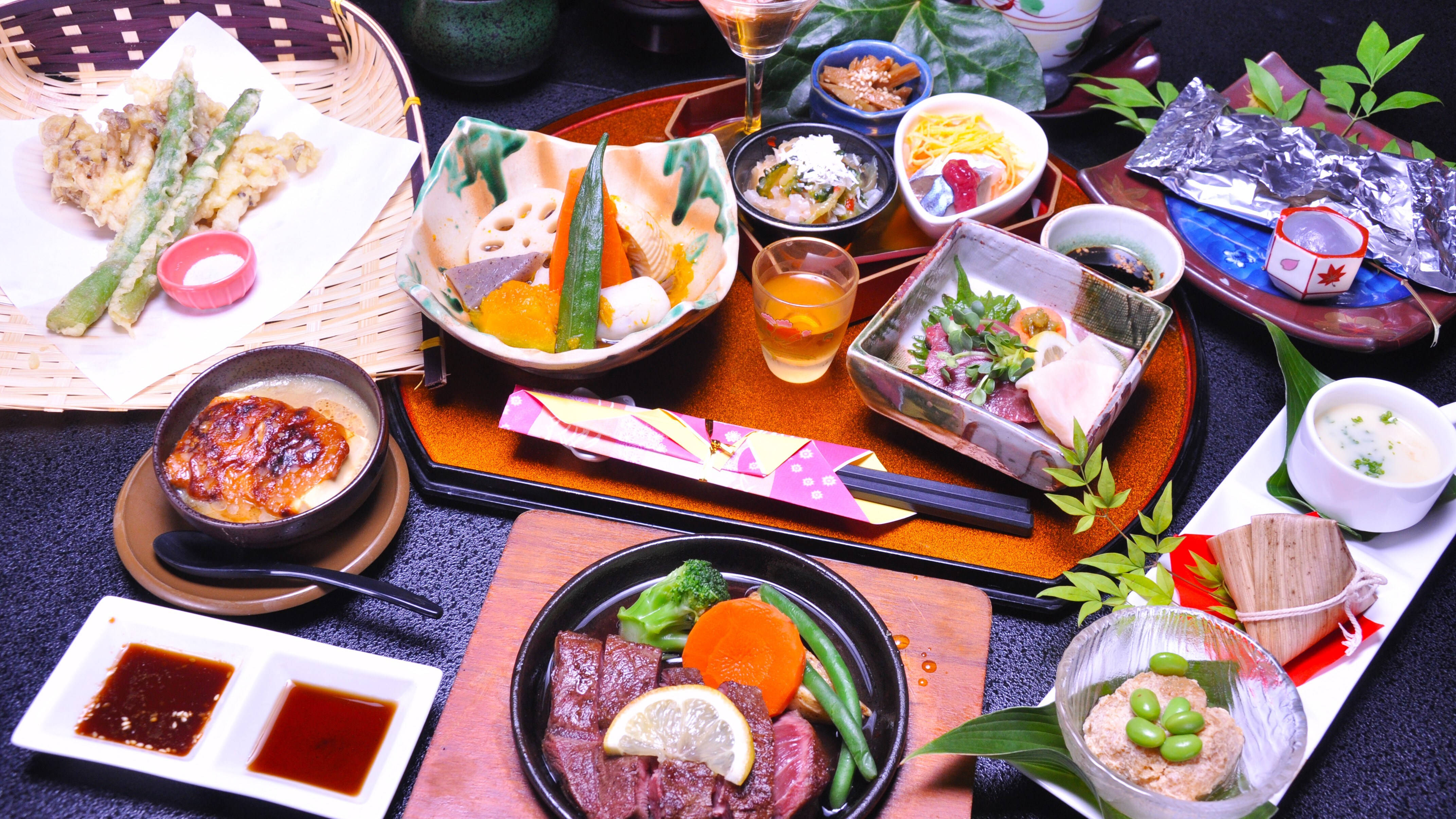 Wagyu beef teppanyaki course