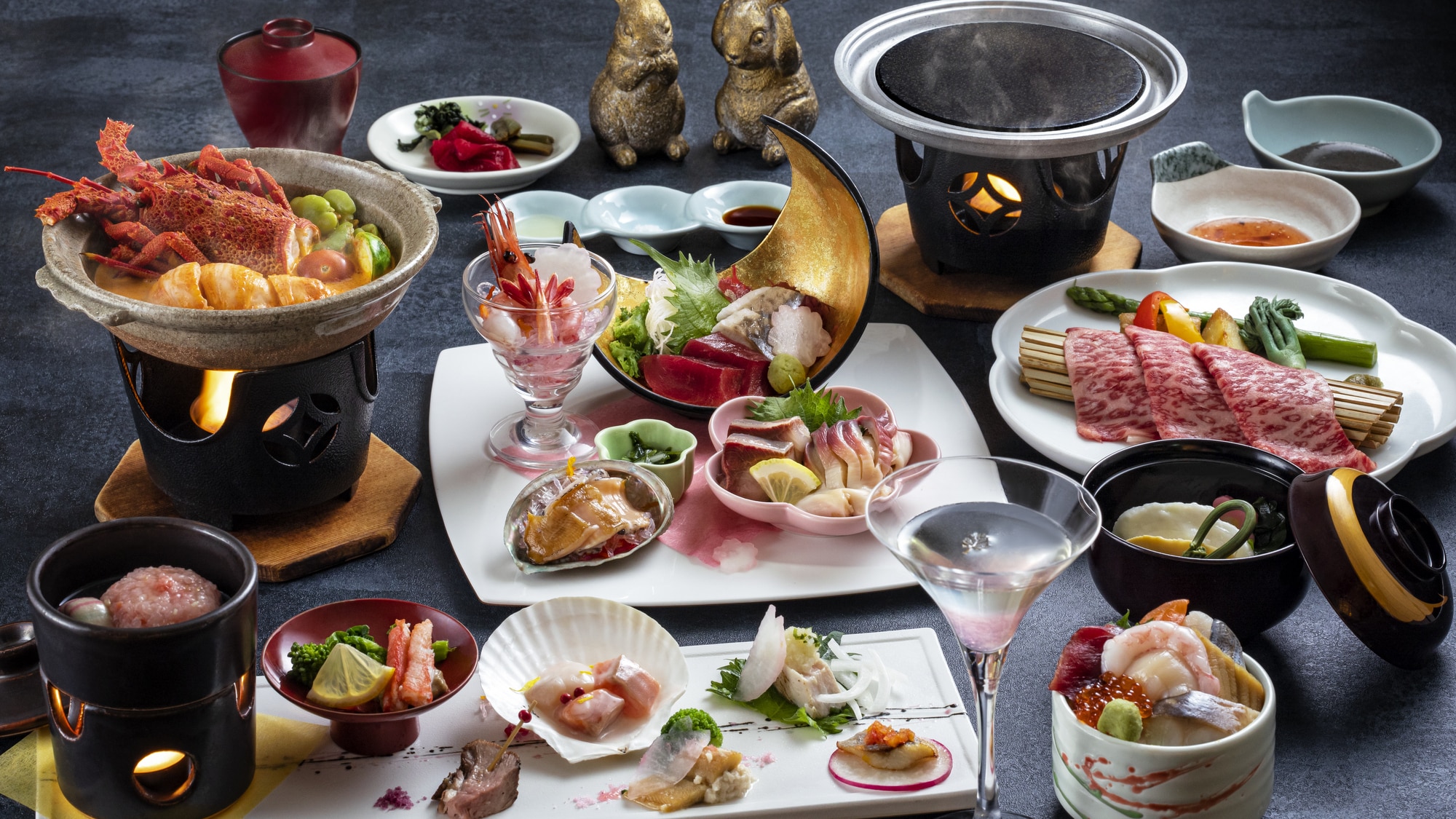 [2025 Spring/Golden Moon] The hospitality dinner will be Shogetsu's finest kaiseki meal, packed with spring and local flavors