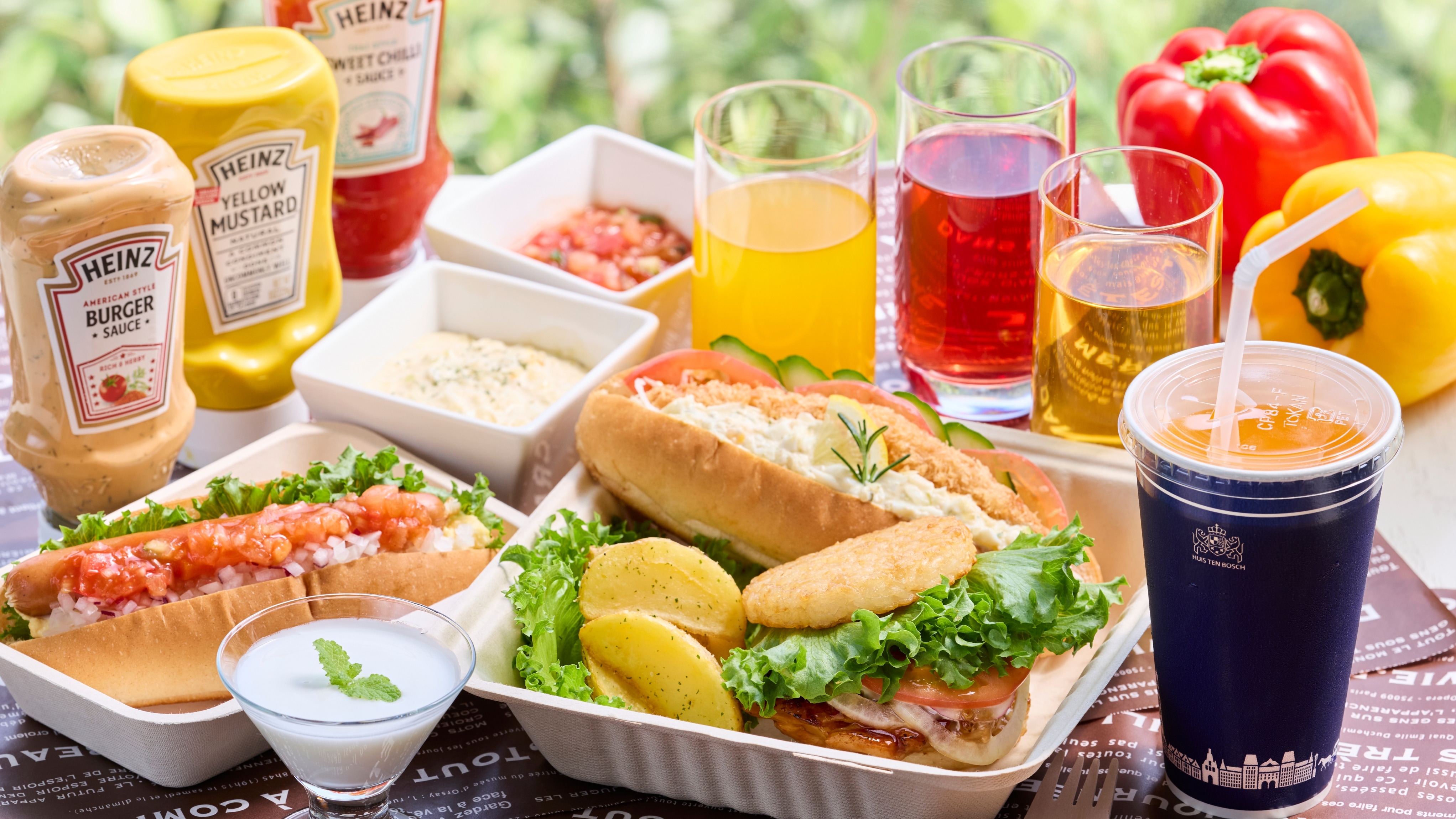 [Sarapan] Nikmati sandwich, burger, dan hidangan lainnya yang dibuat dengan bahan-bahan lokal.