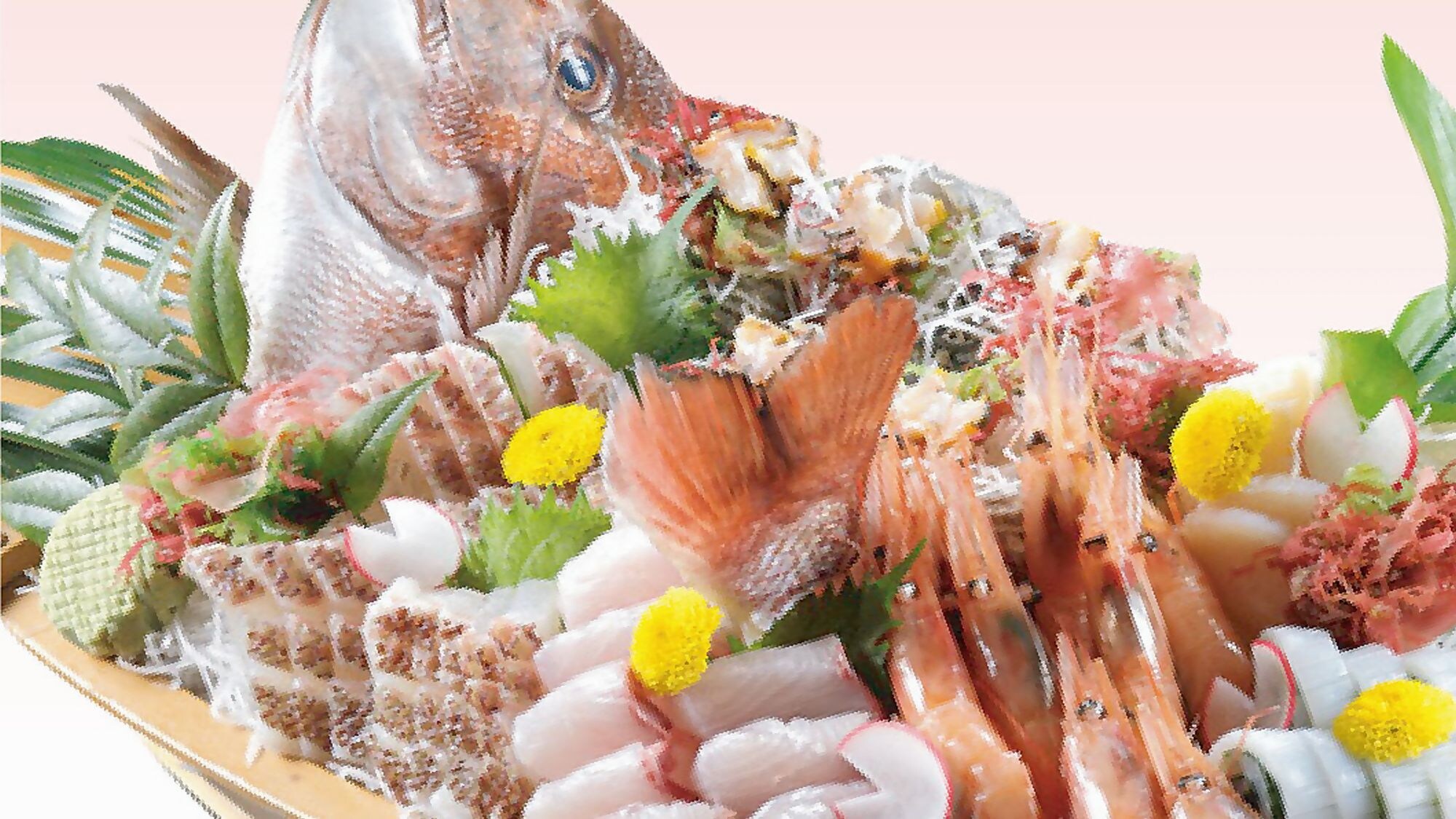 【船森】嚐嚐日本海的味道★爽脆的時令魚！照片中是5人份的拼盤。