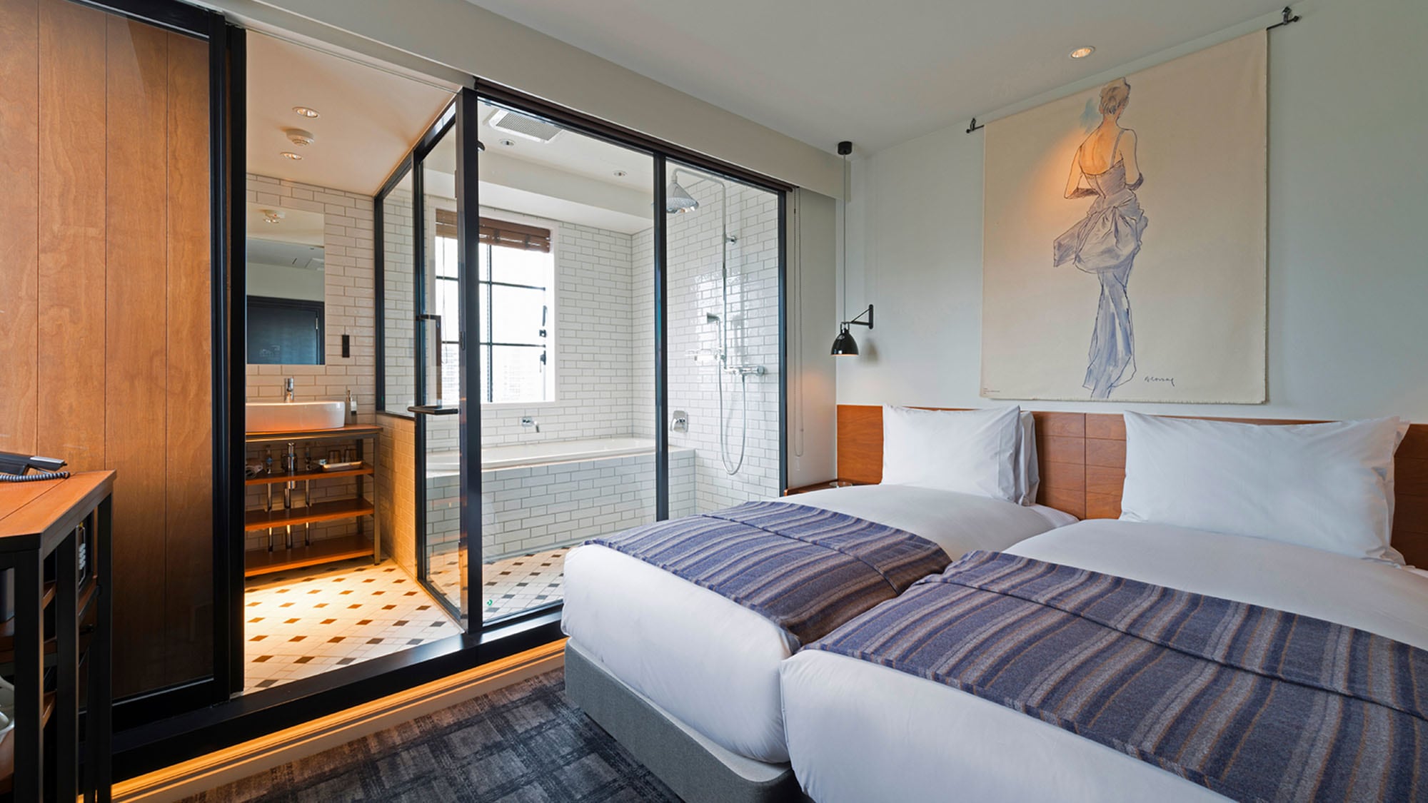 Hollywood Twin (17.56㎡) Bed width 100cm