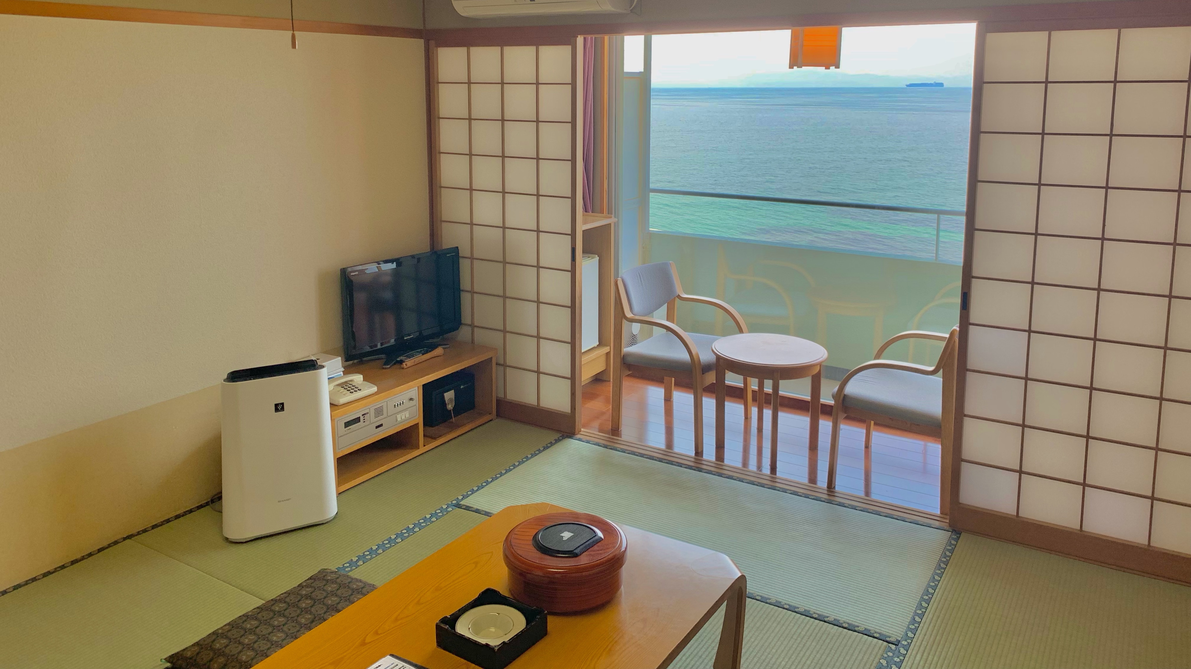 【일식실 10 다다미】전실, 이세만을 바라보는 오션뷰(세정기 부착 화장실 부착・버스 없음)