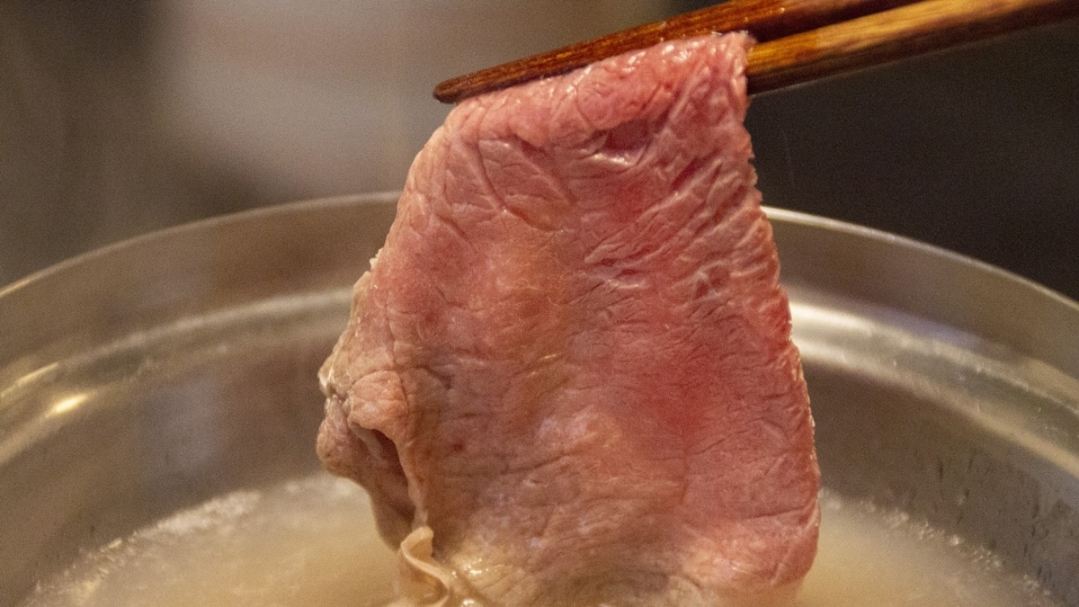 Image of Nara Prefecture beef shabu-shabu hotpot