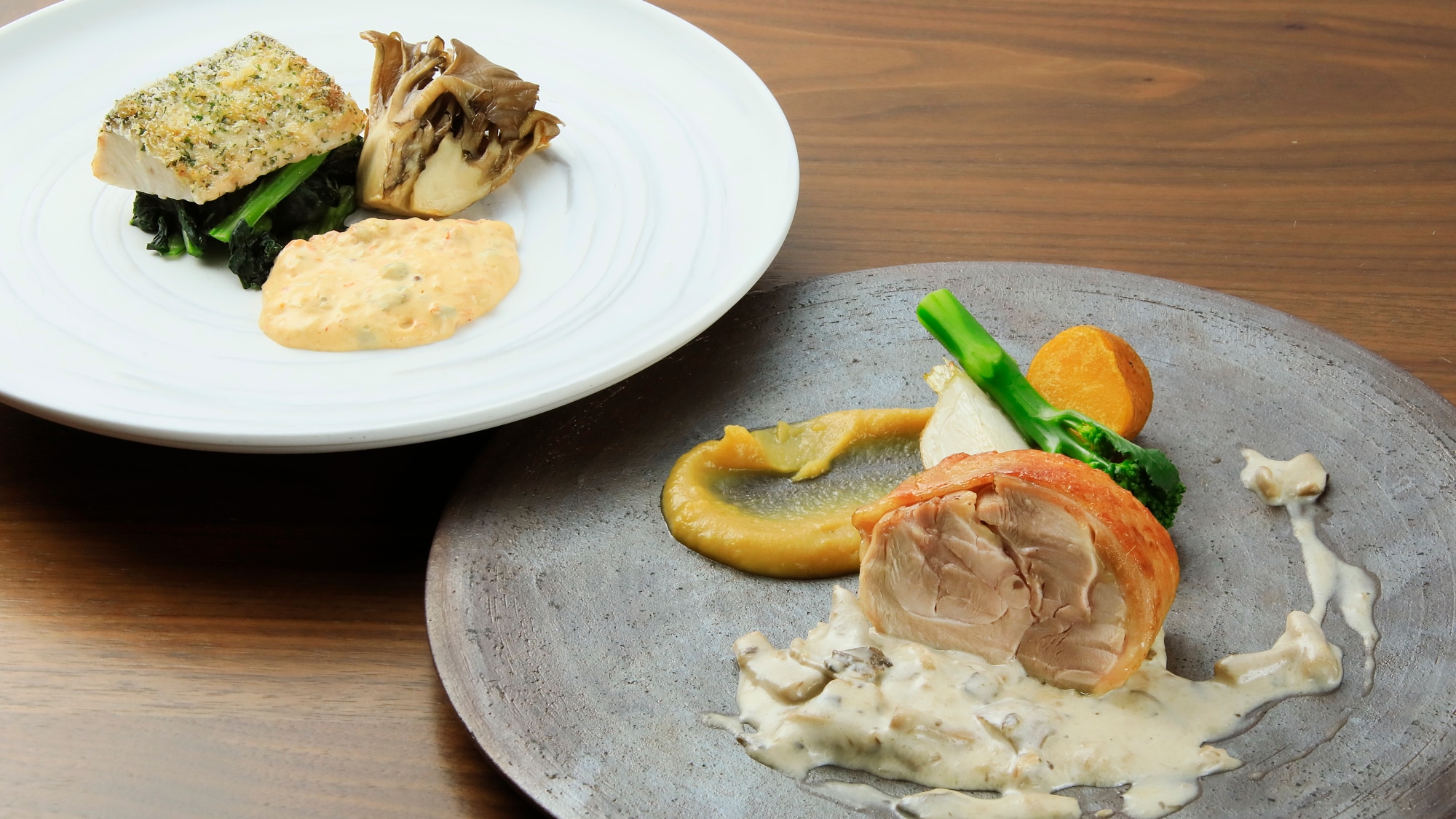 【晚餐】輕食套餐，可選兩道主菜 *範例