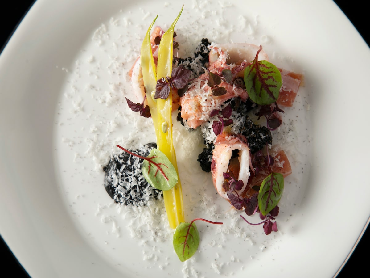 Sauteed spear squid