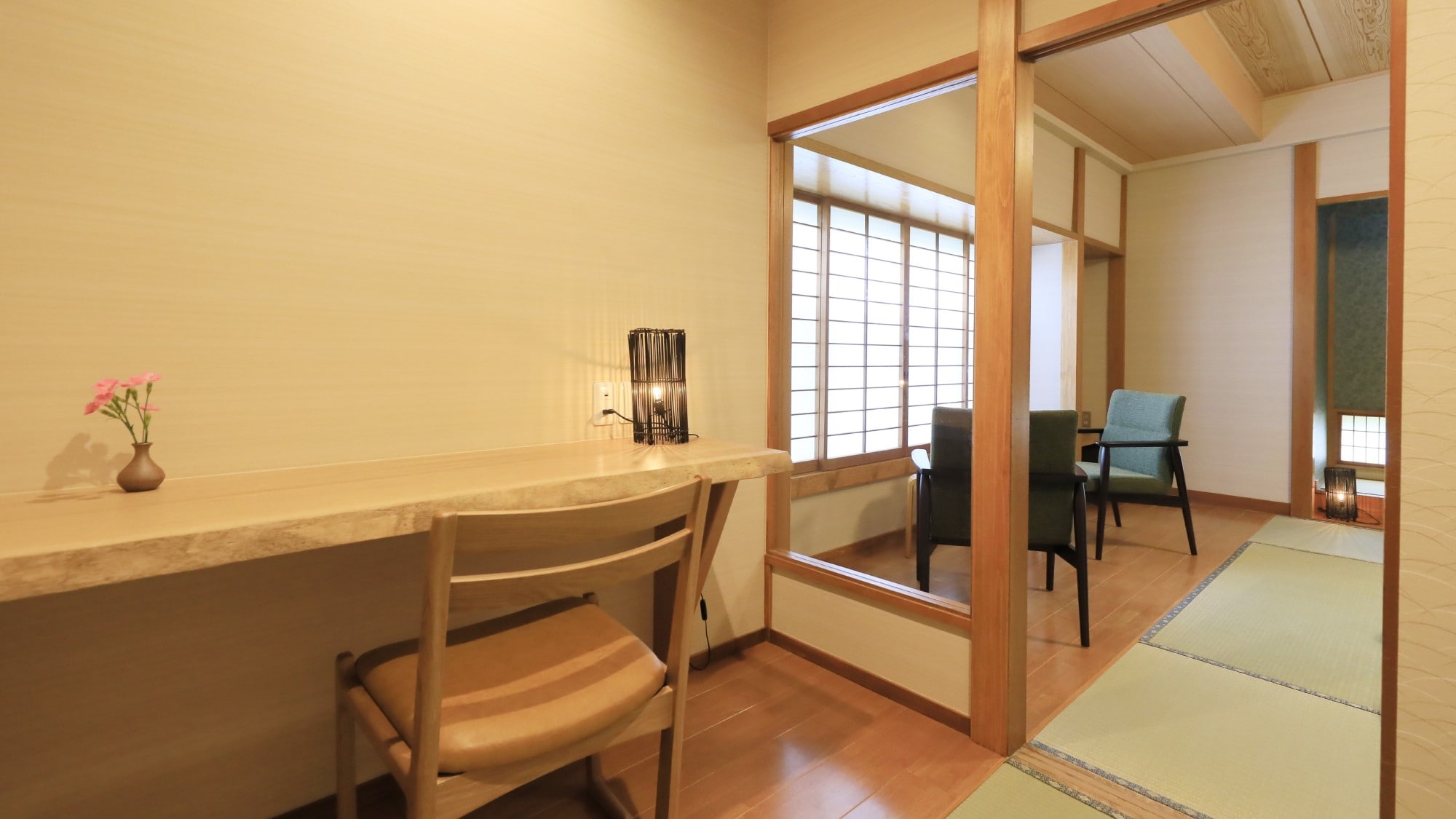 【ปลอดบุหรี่】ห้องพักสไตล์ญี่ปุ่นพร้อมเตียงคิงไซส์