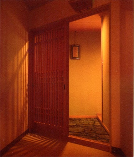 Guest room entrance
