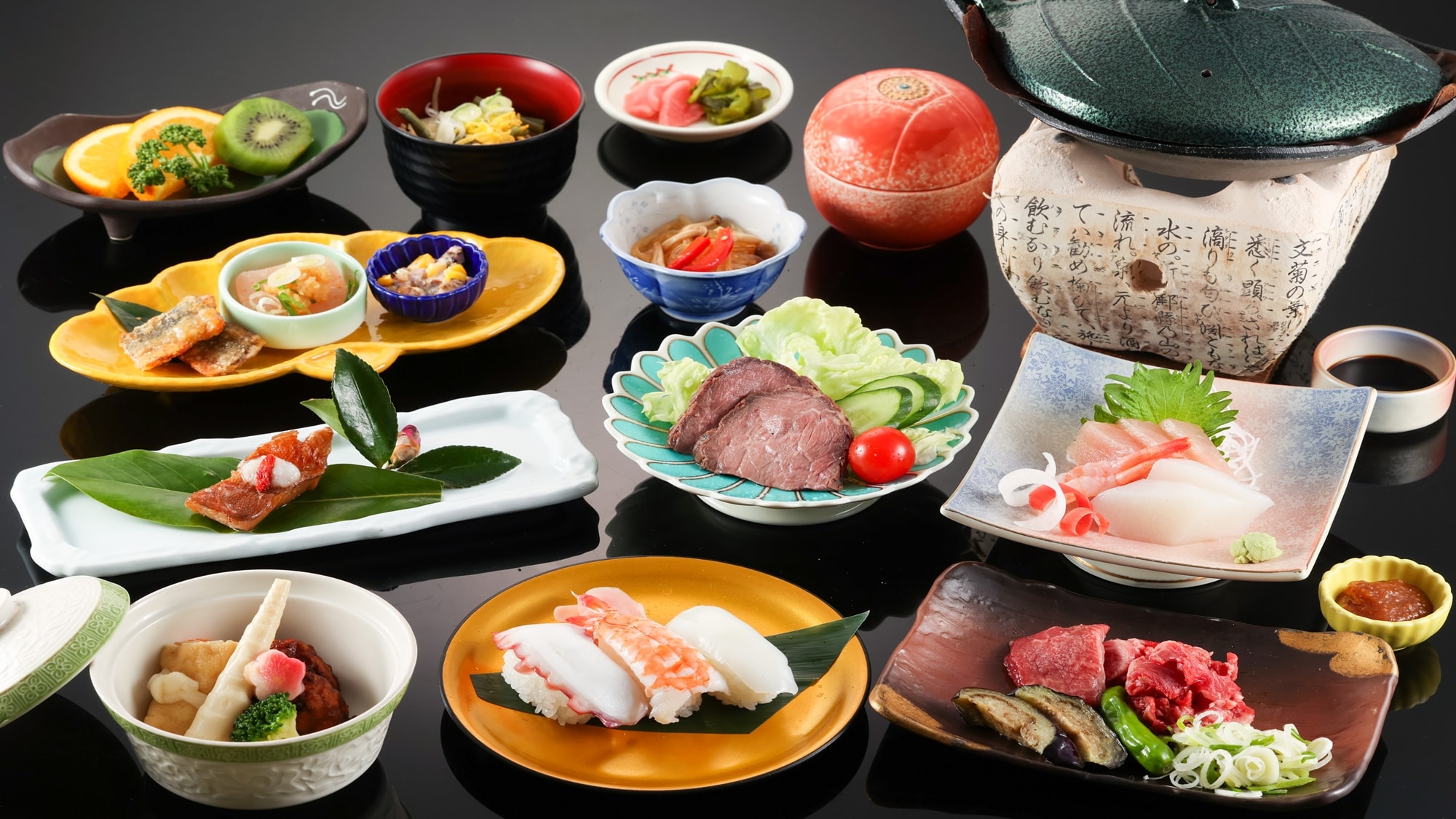 An example of "Take" Kaiseki