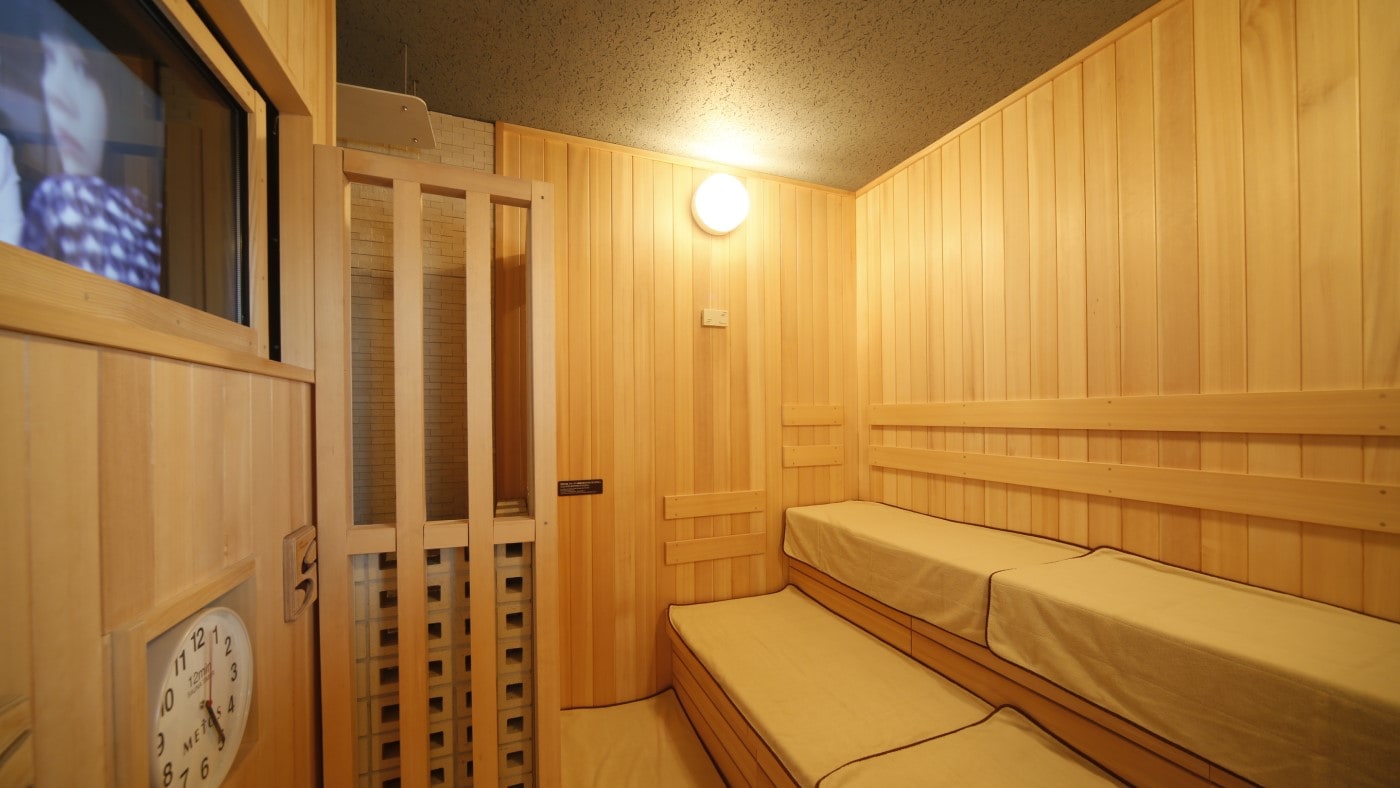 [Men / Women] High temperature sauna (with TV, temperature 90-95 ℃)