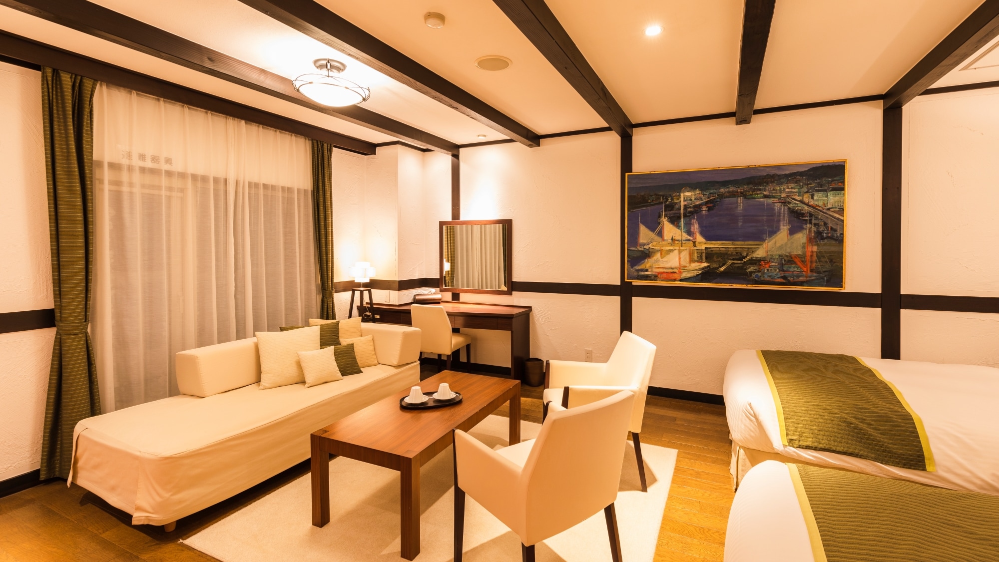[Junior Suite] The facilities are designed with a focus on healing, providing a blissful time that heals every corner of your soul.