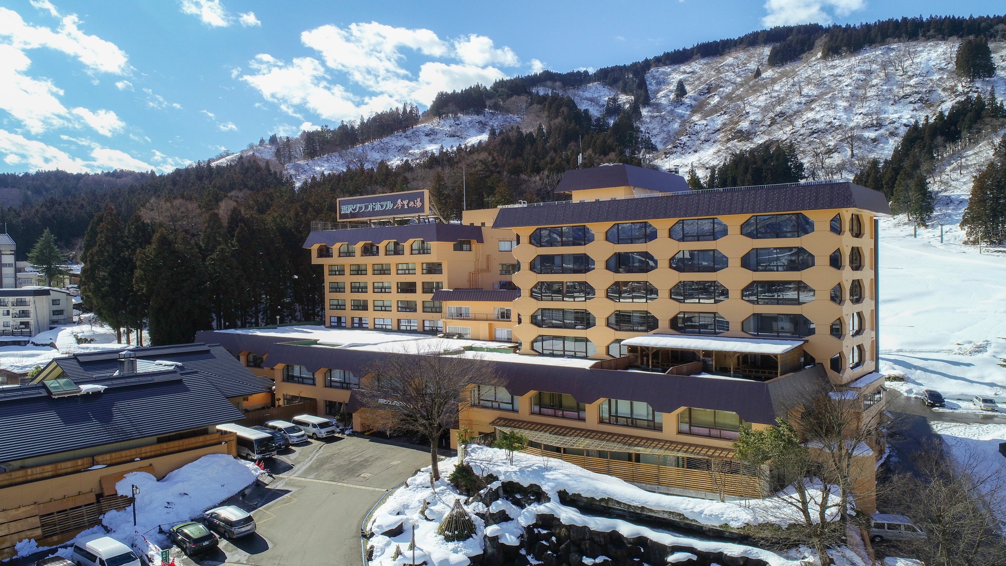 Musim dingin eksterior hotel