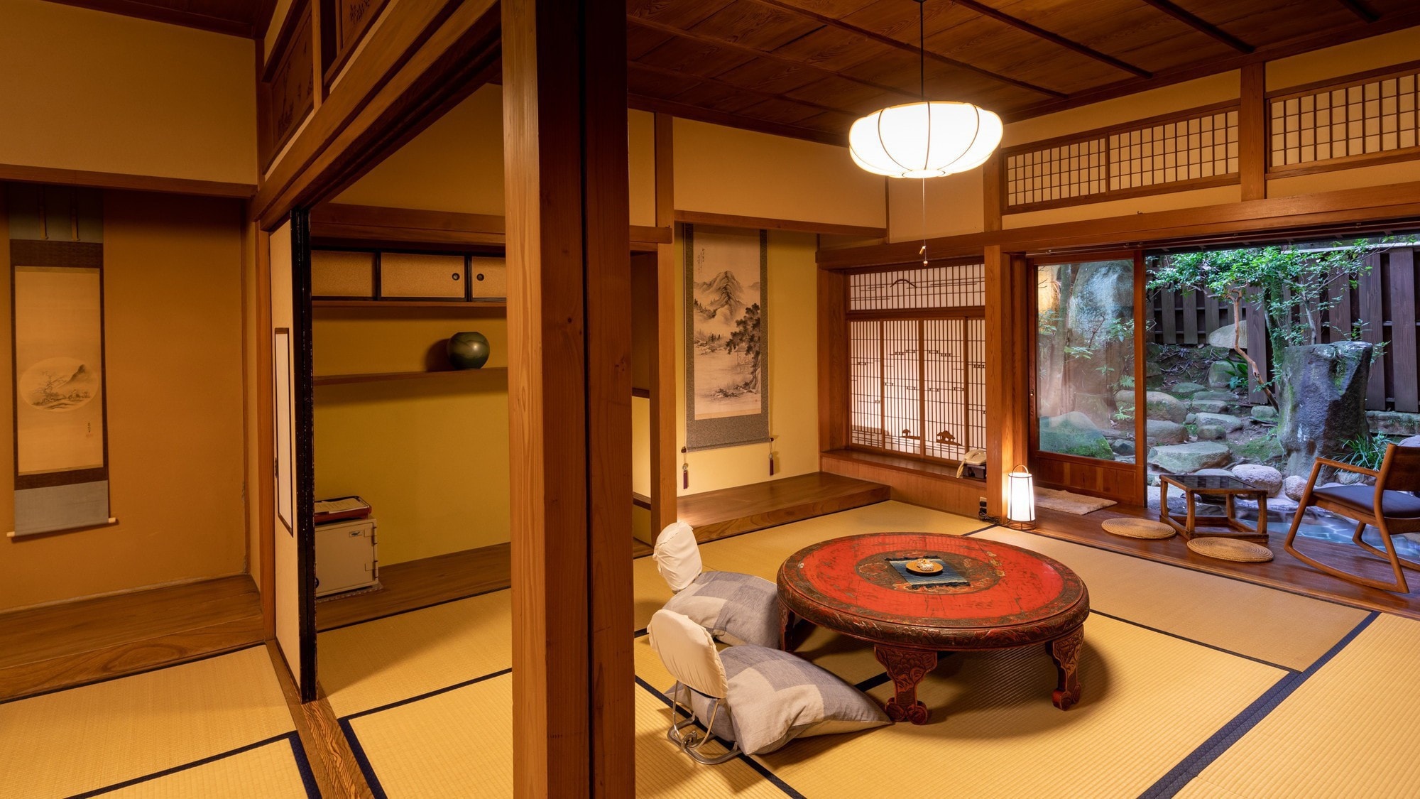 "Satsuki" guest room with an open-air bath with natural hot spring water