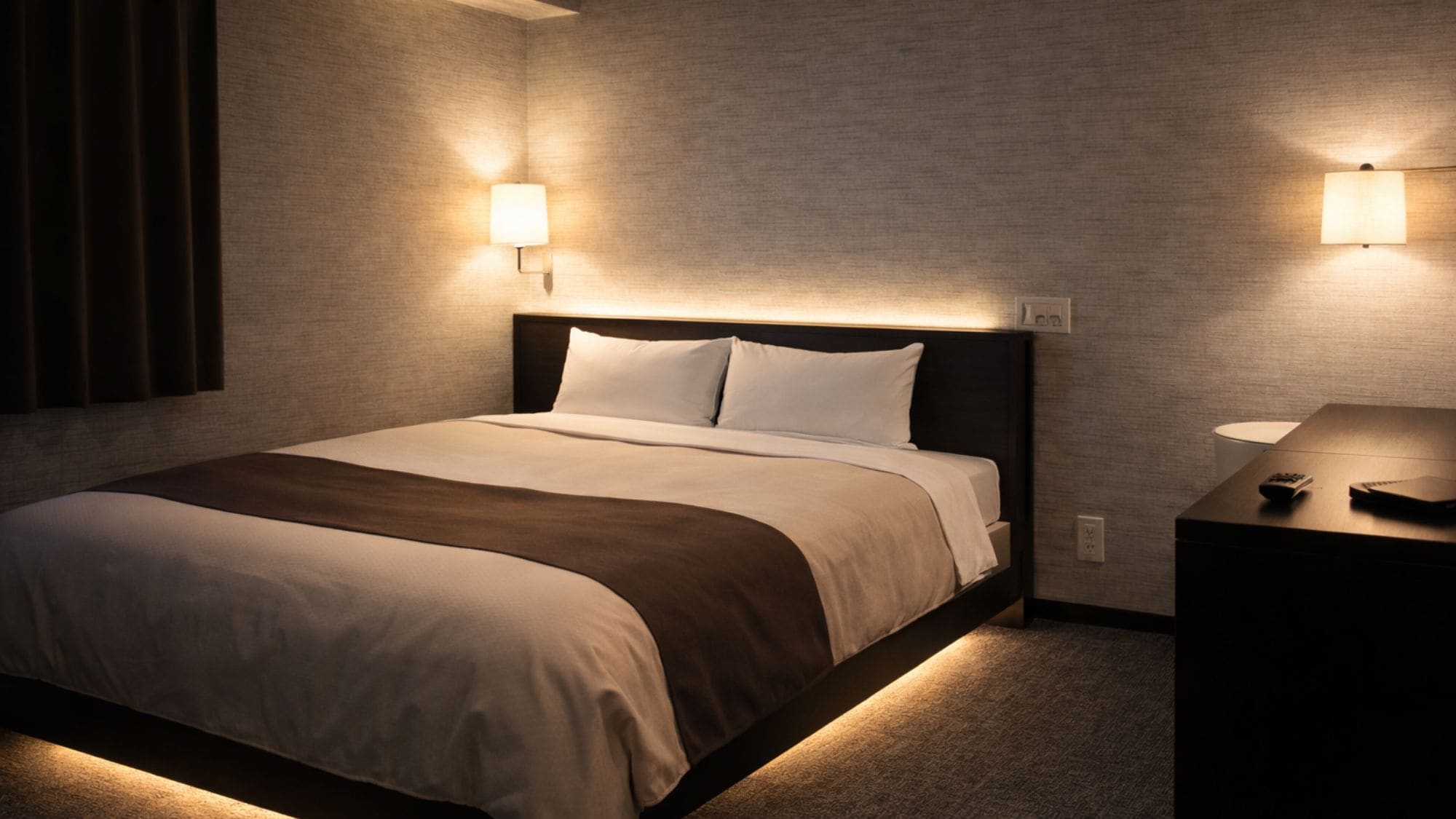 Spacious and relaxing guest rooms with 170cm wide beds
