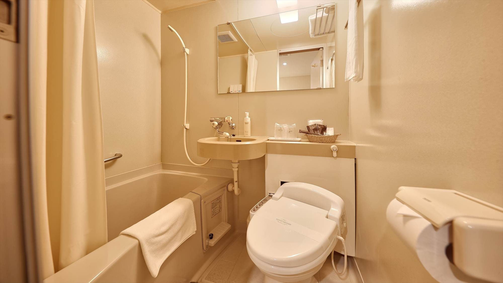 In-room unit bath