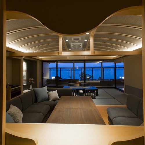 【禁煙】設計樓層MINAMO日西合璧房間201帶無障礙露天浴池