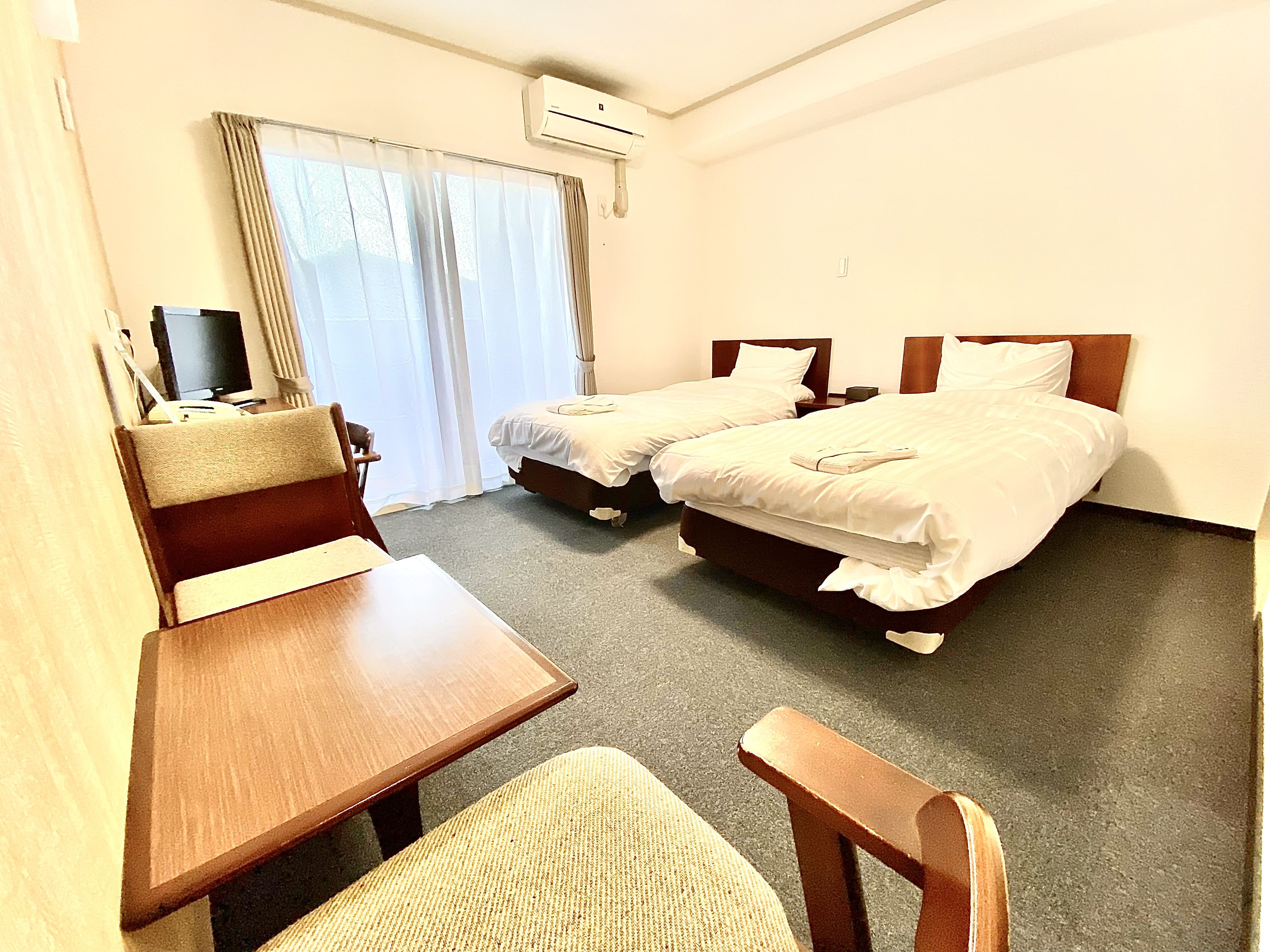 Phòng đôi ■ 13.0-14.4㎡/giường đơn