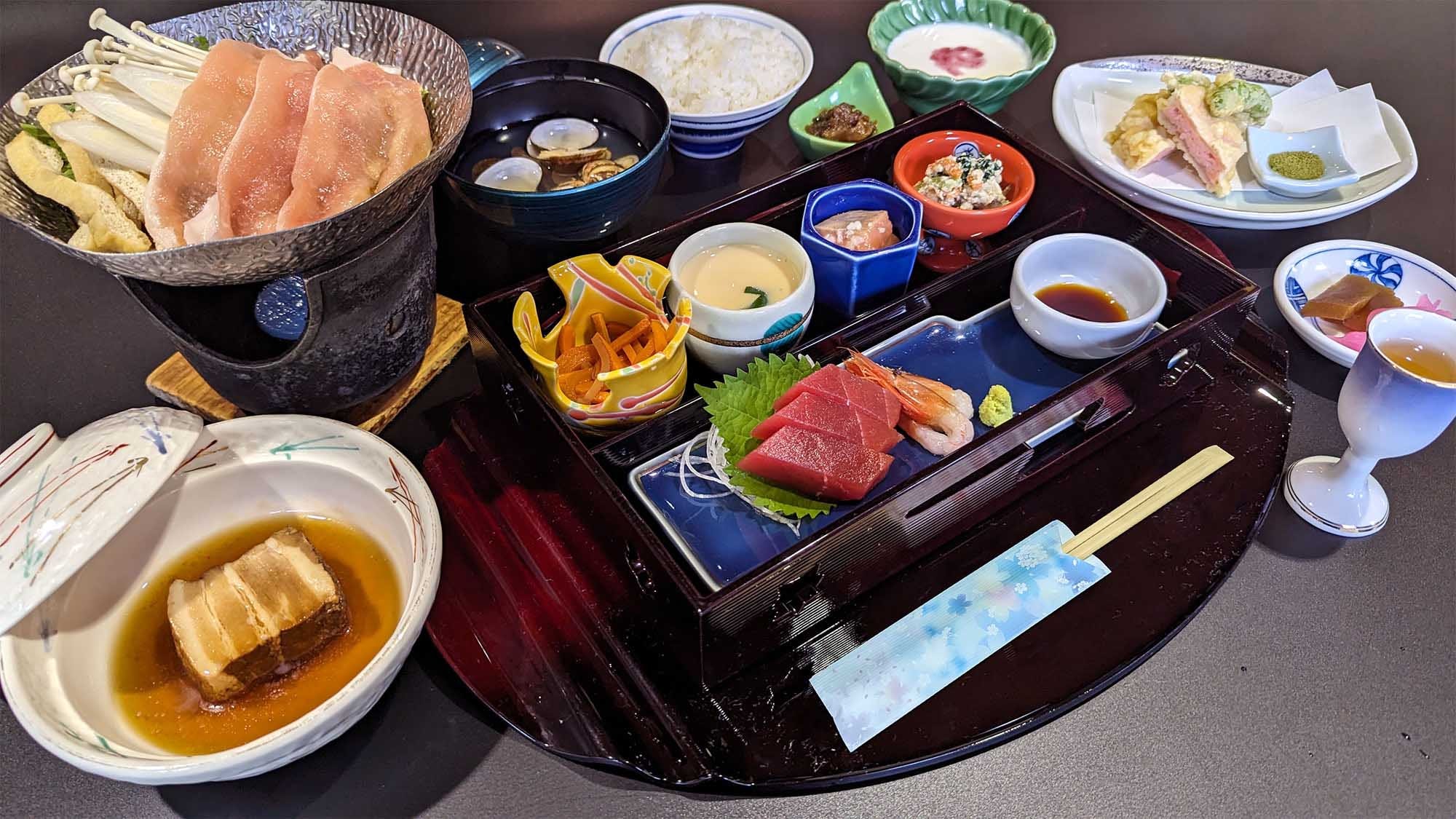 標準「禦菜懷石」套餐範例
