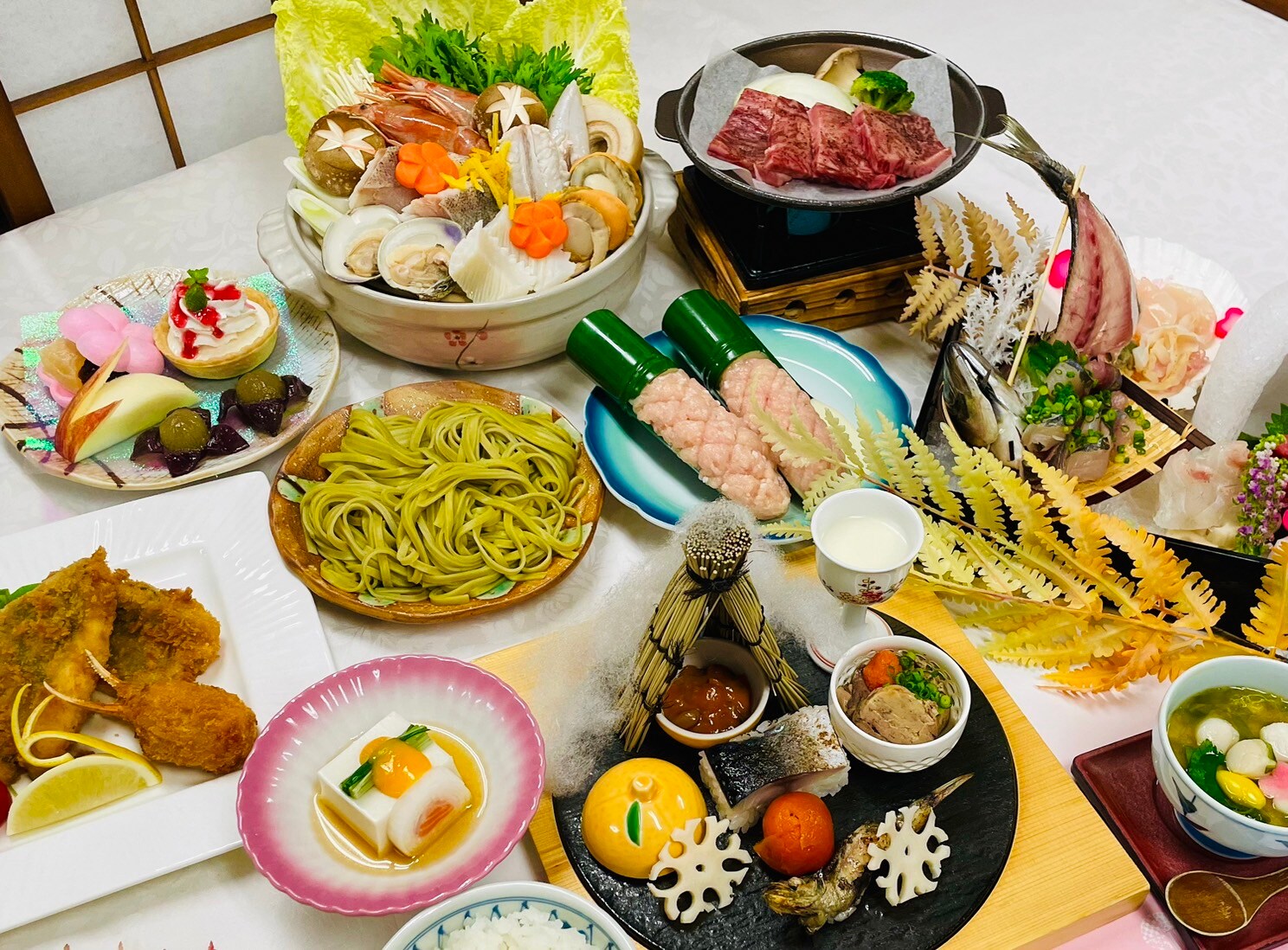 [Miyabi no Zen Sankai Nabe] Thực đơn mùa đông (hình ảnh là ví dụ)
