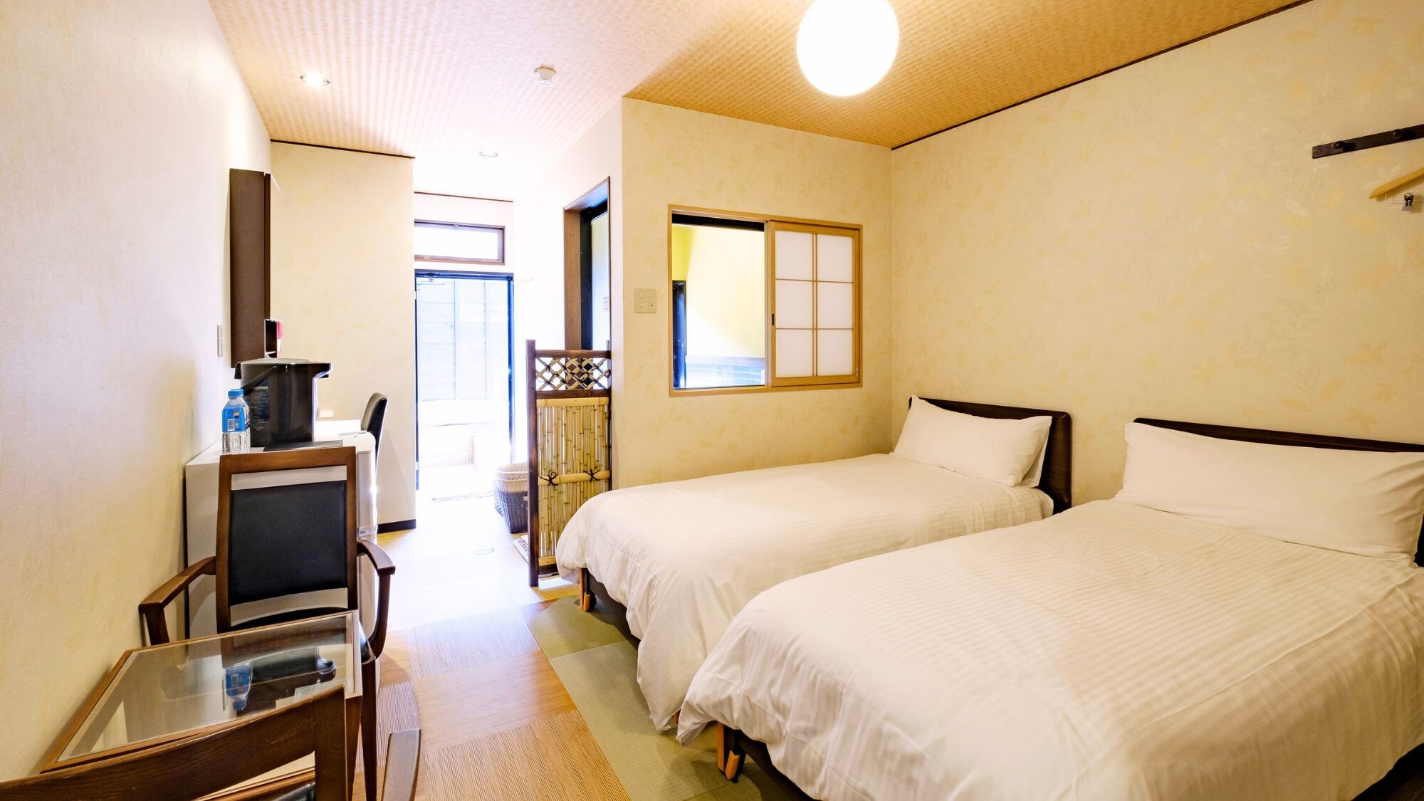 [Gedung utama 111-113] Kamar tamu dengan sauna tenda, pemandian air dingin, pemandian dalam ruangan, dan pemandian udara terbuka