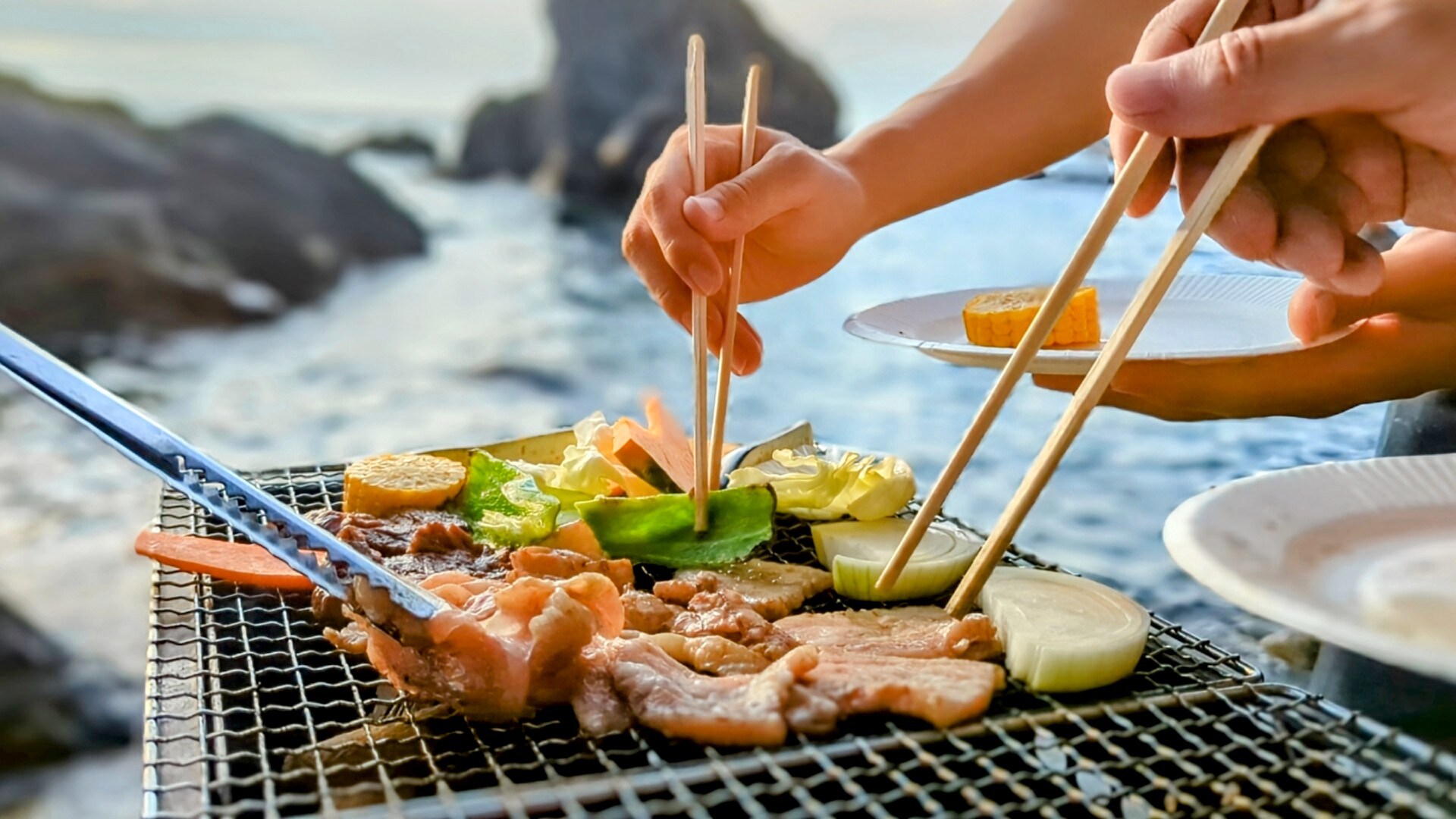 [Hanya musim panas] Di Heisei, Anda dapat menikmati BBQ tepat di depan laut!