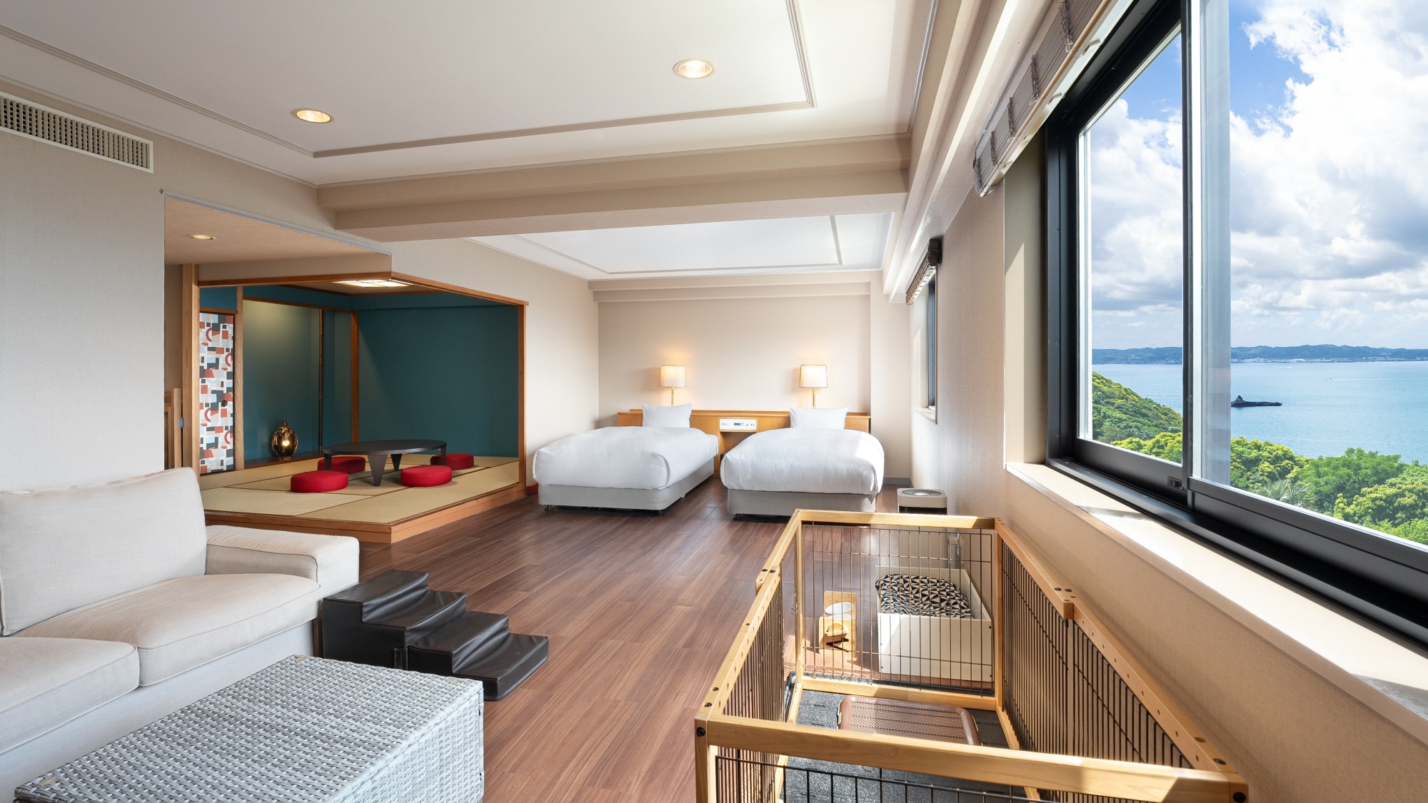 Dog Friendly Suite (Japanese-Western style room) Ocean View