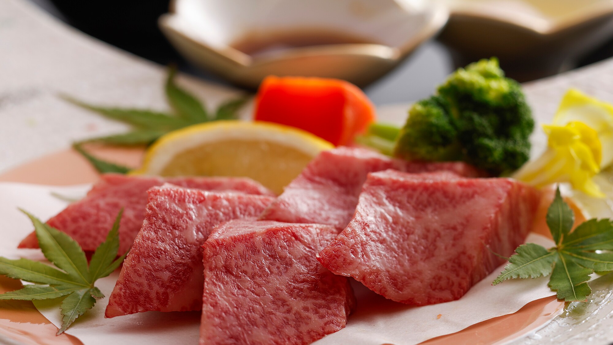 "Tottori Wagyu Olein 55" is a rare breed that Tottori is proud of.