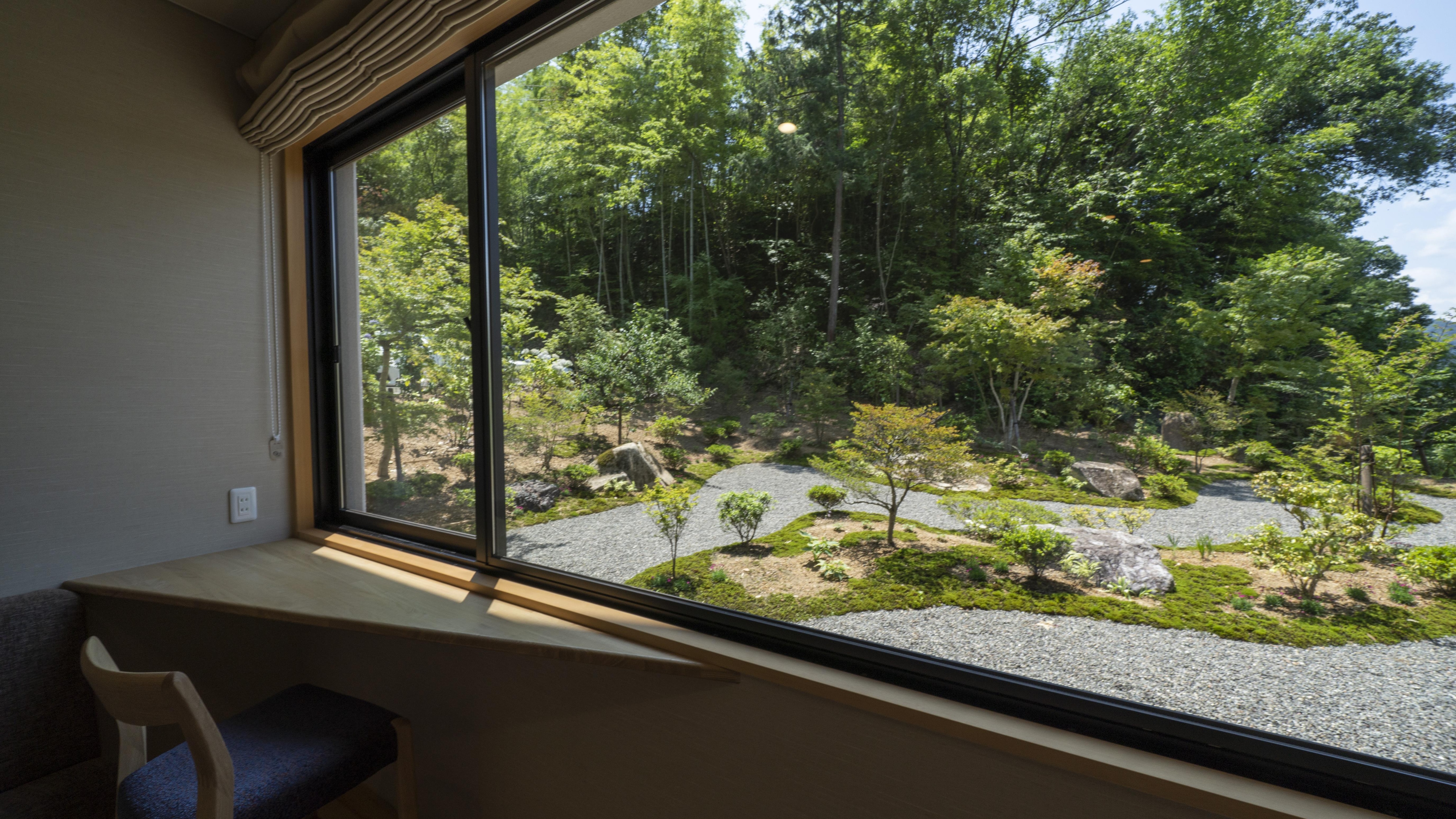 Hang it on a chair and look outside