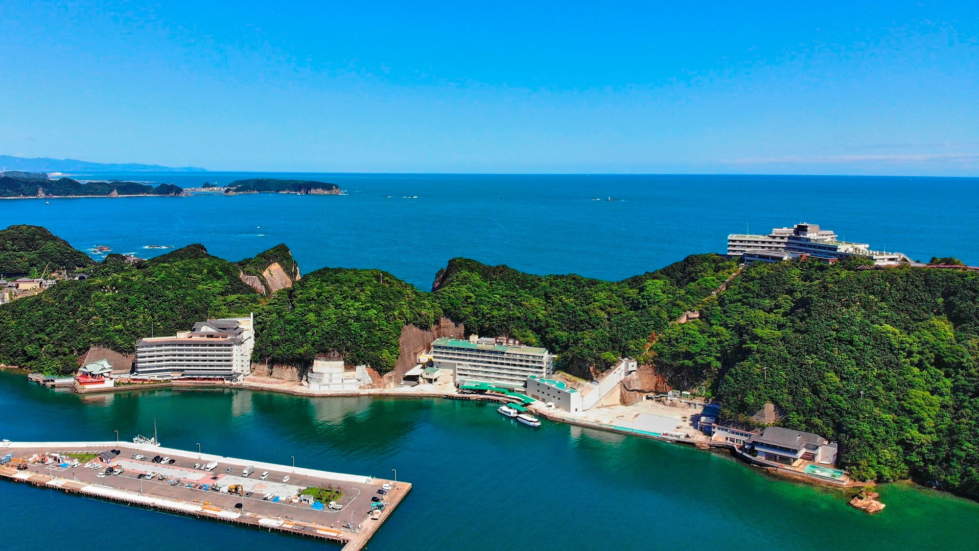 Pemandangan panorama Hotel Urashima