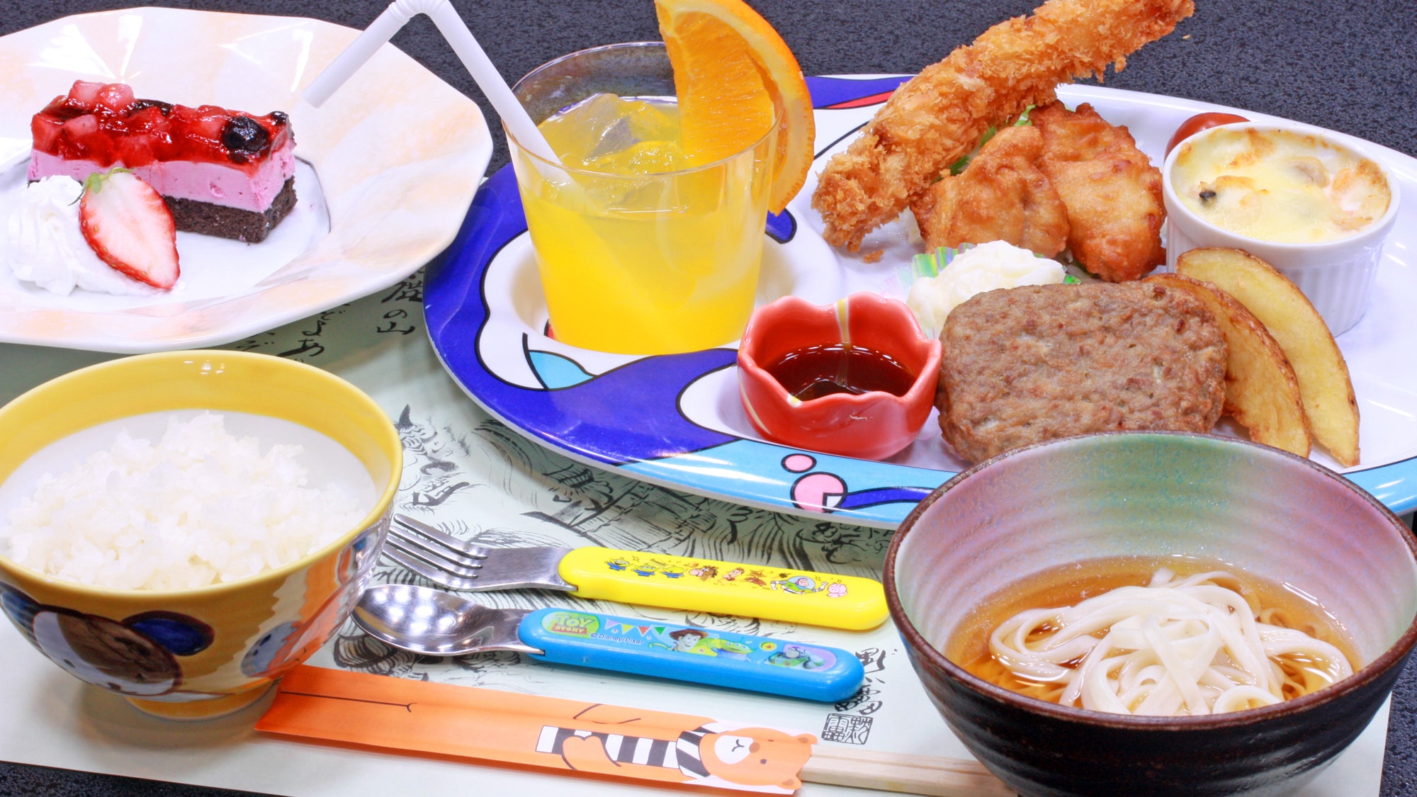 Children's dinner (for illustration purposes only)