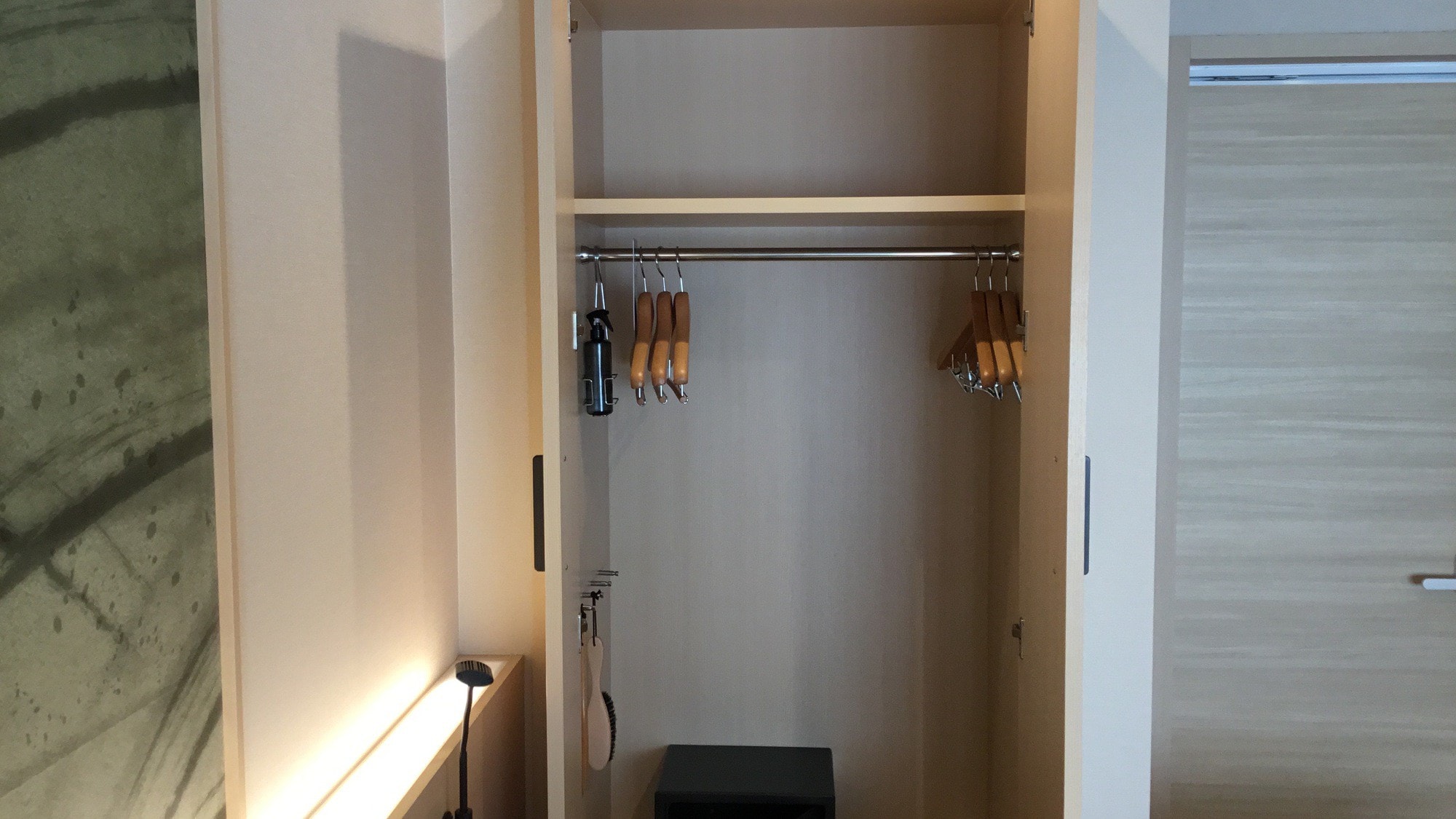 Guest room closet