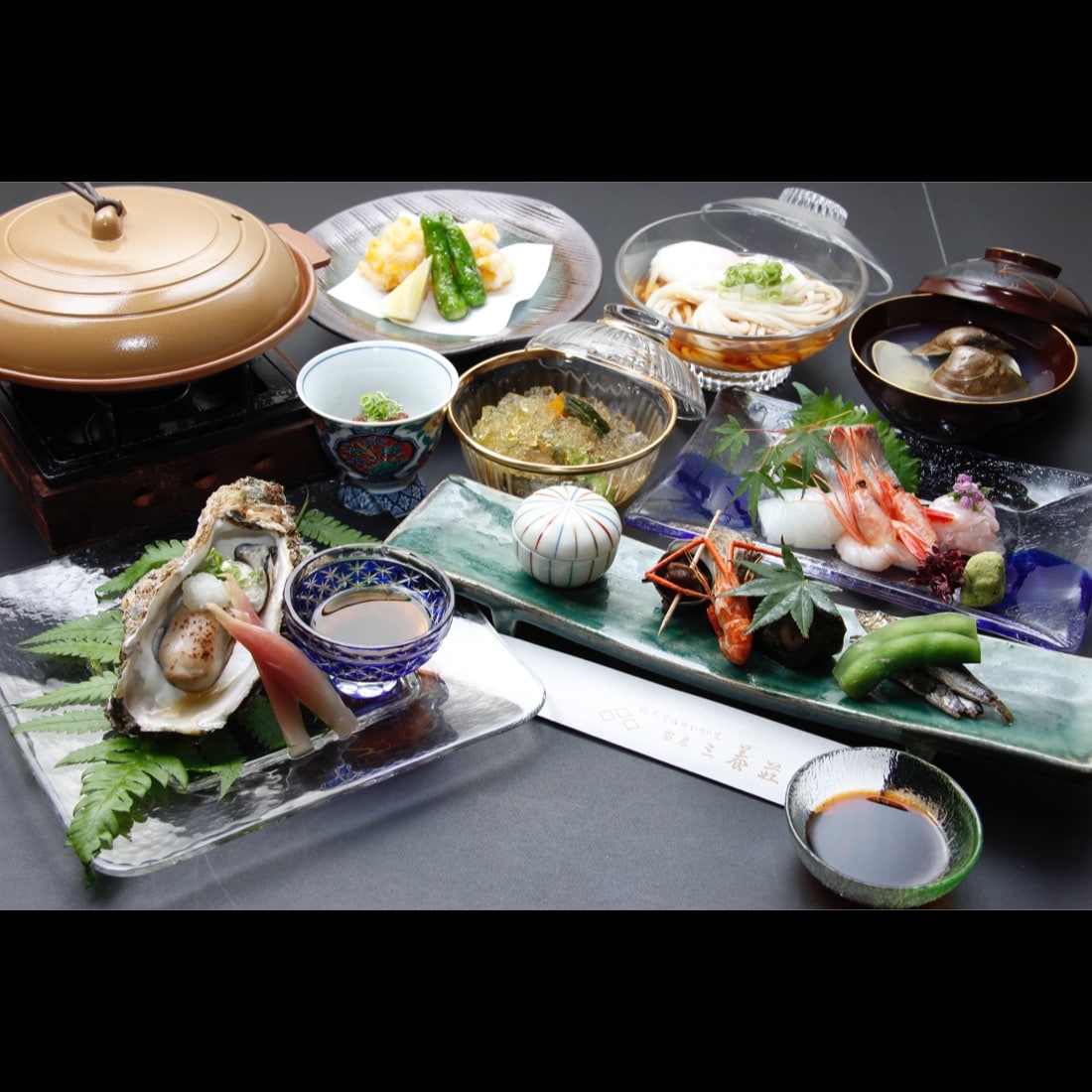Examples of dishes available from April to early November (changes daily)