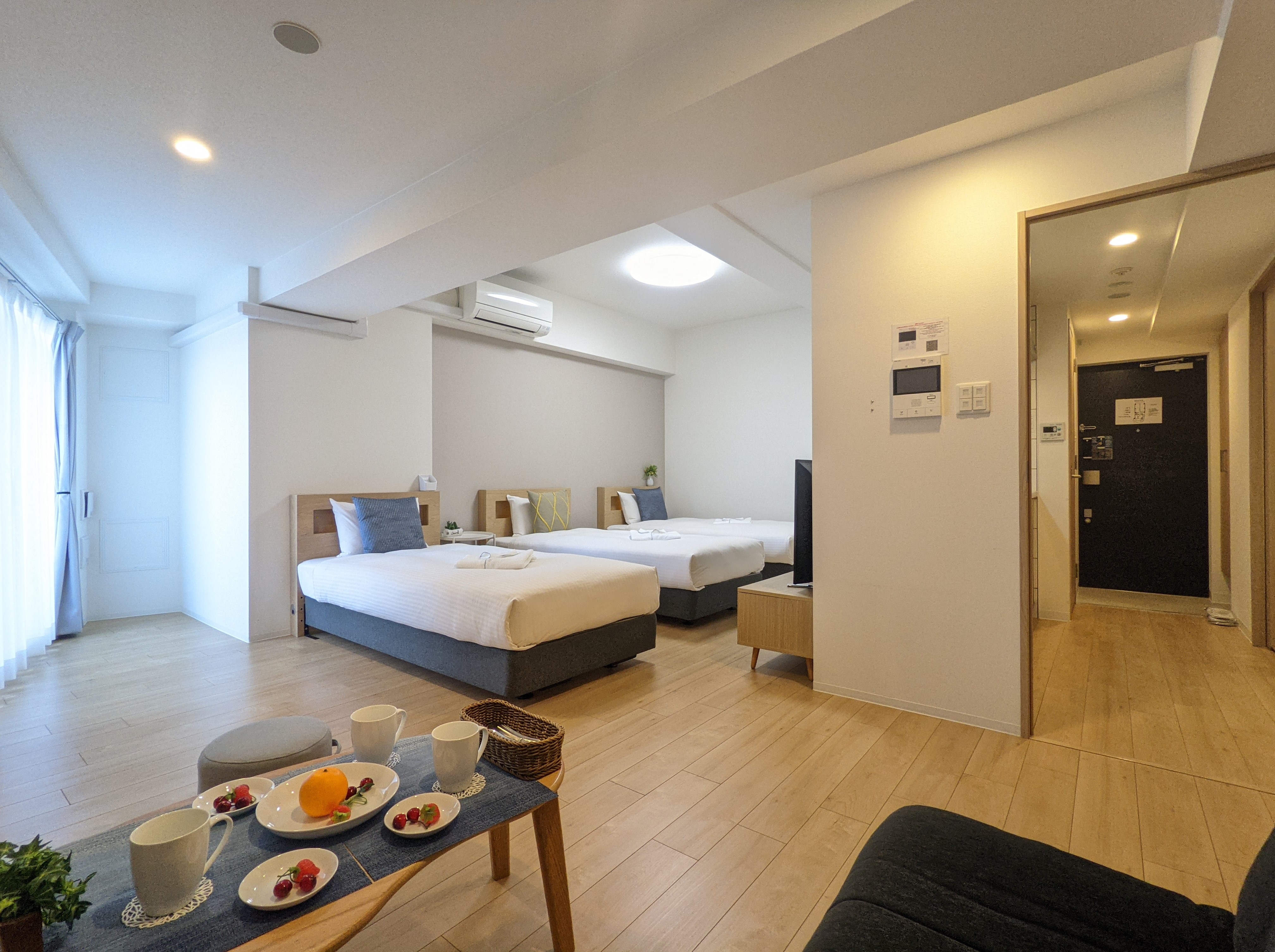 Corner single bed x3