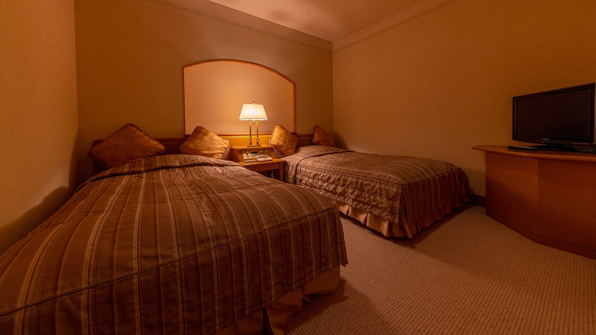 Non-smoking [Room with open-air hot spring bath] Standard with bed ◎ Ocean view
