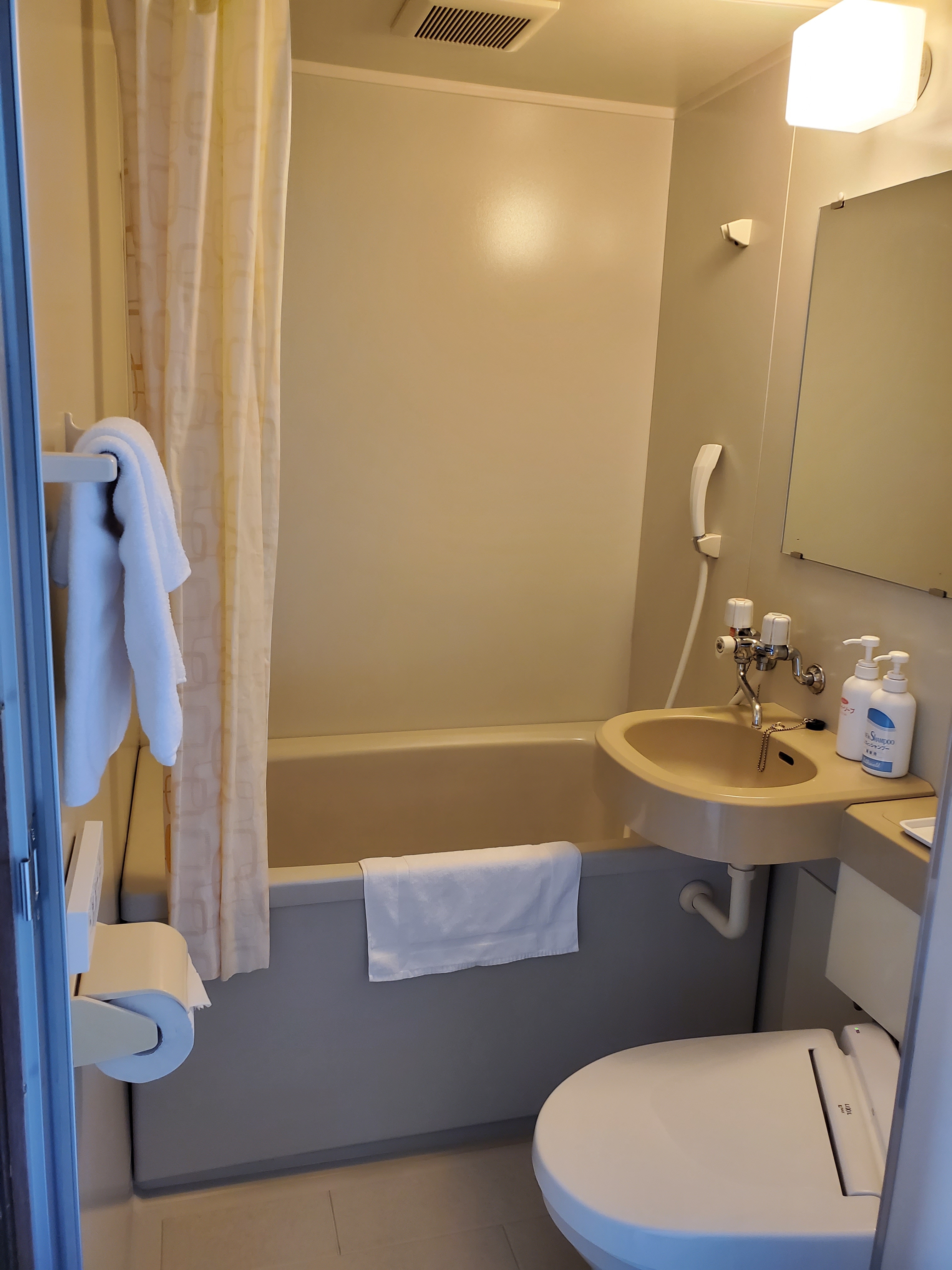 Unit bath (photographed in March 2021)