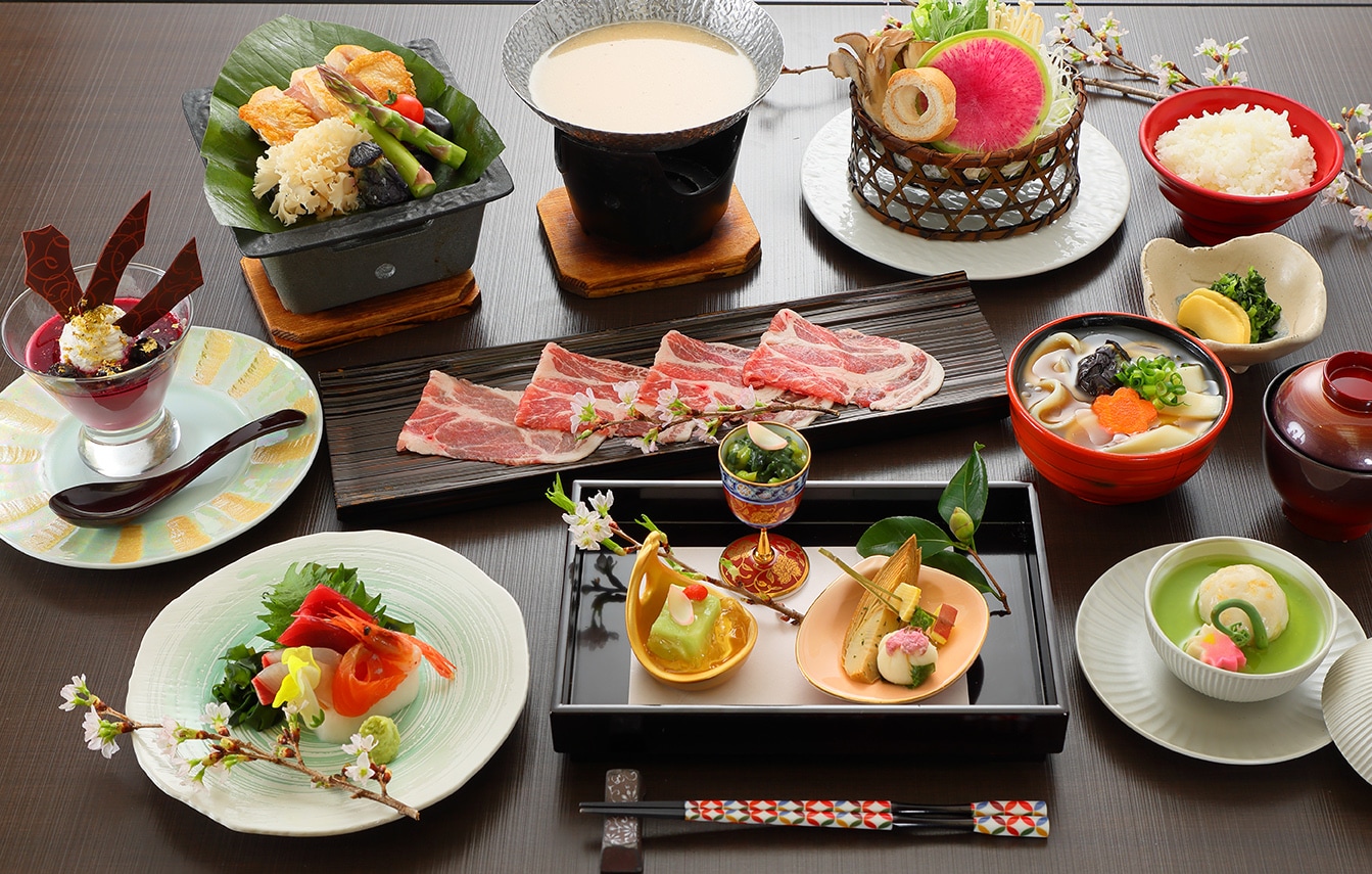 Gunma Prefecture-produced Joshu Pork Spring Kaiseki