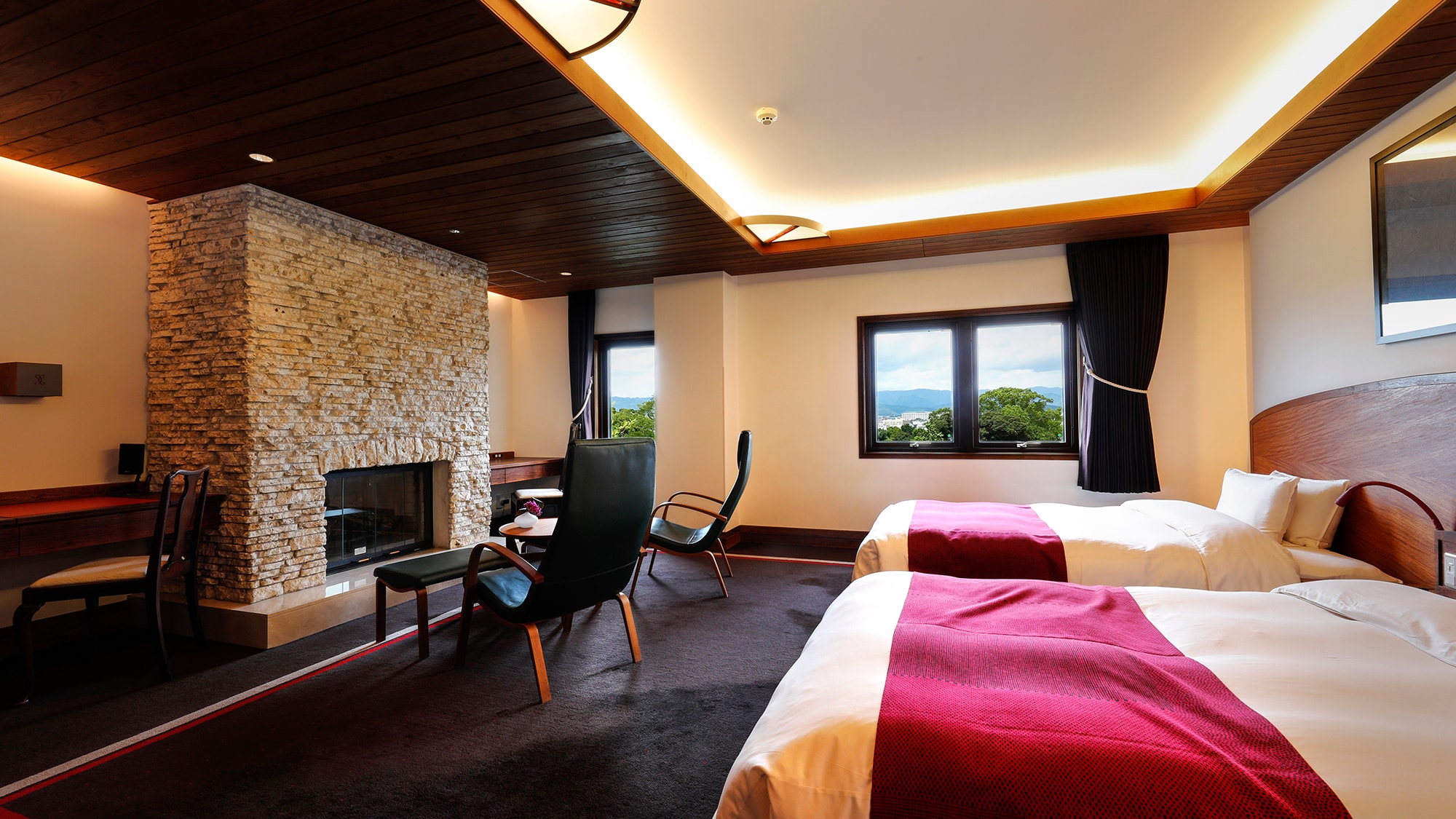 [Park View Twin Room]