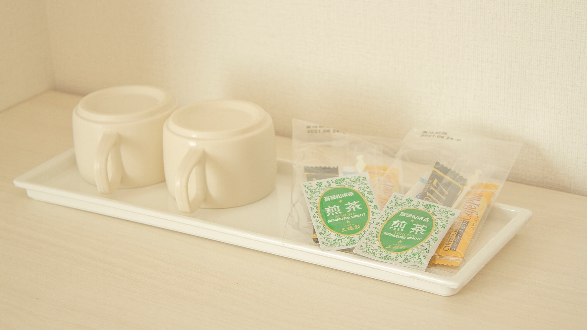 Tea set in each room
