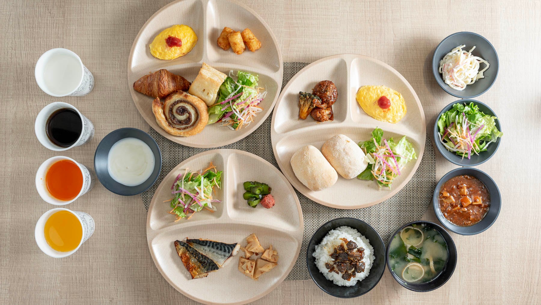 和食派も洋食派もどちらもご堪能いただけます