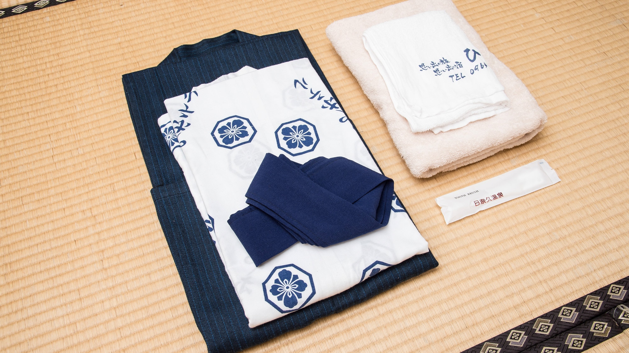 *[สิ่งอำนวยความสะดวก] การสวมชุดยูกาตะแบบดั้งเดิมเป็นความสุขอย่างหนึ่งของการเดินทาง