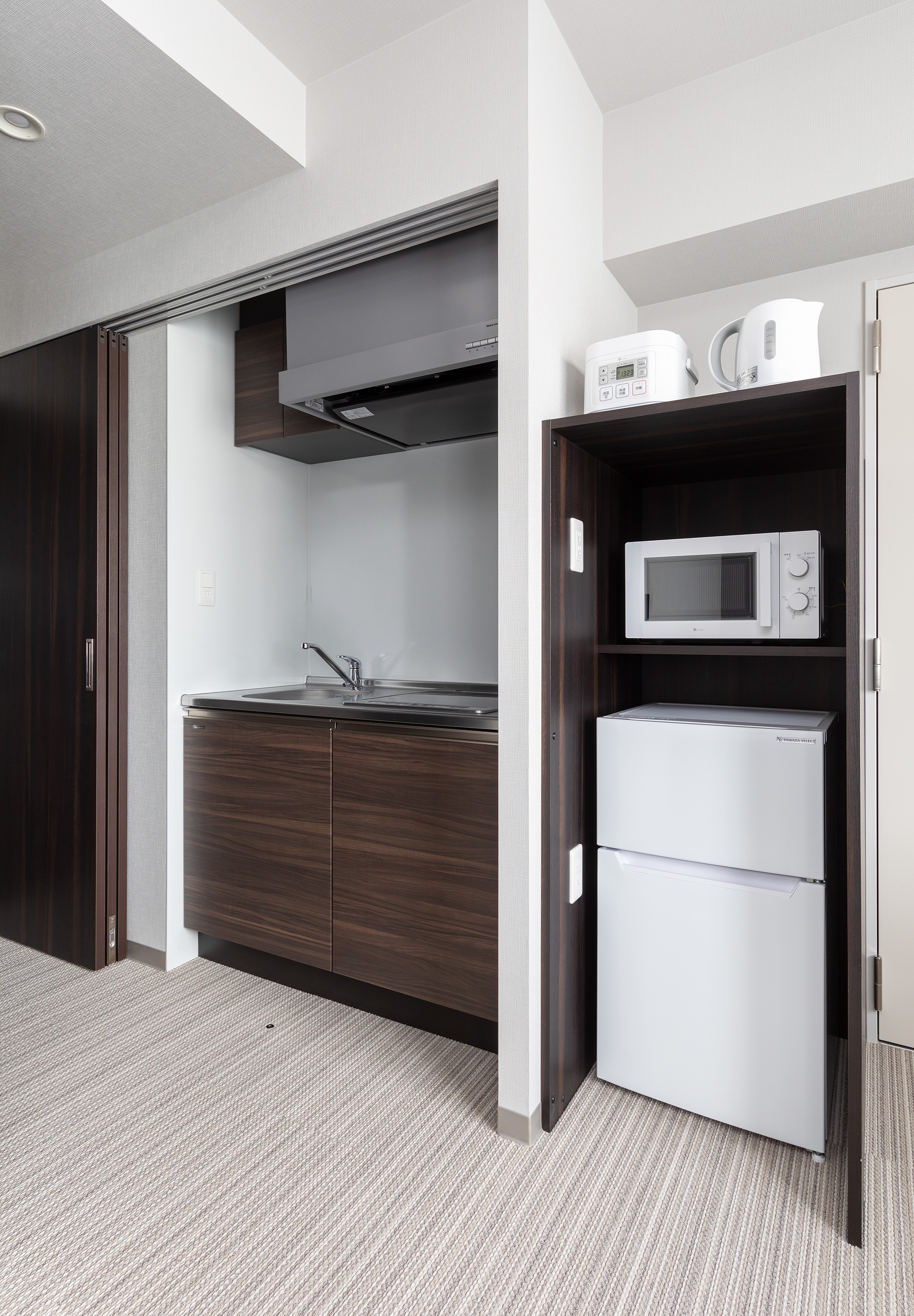 Twin room with kitchen