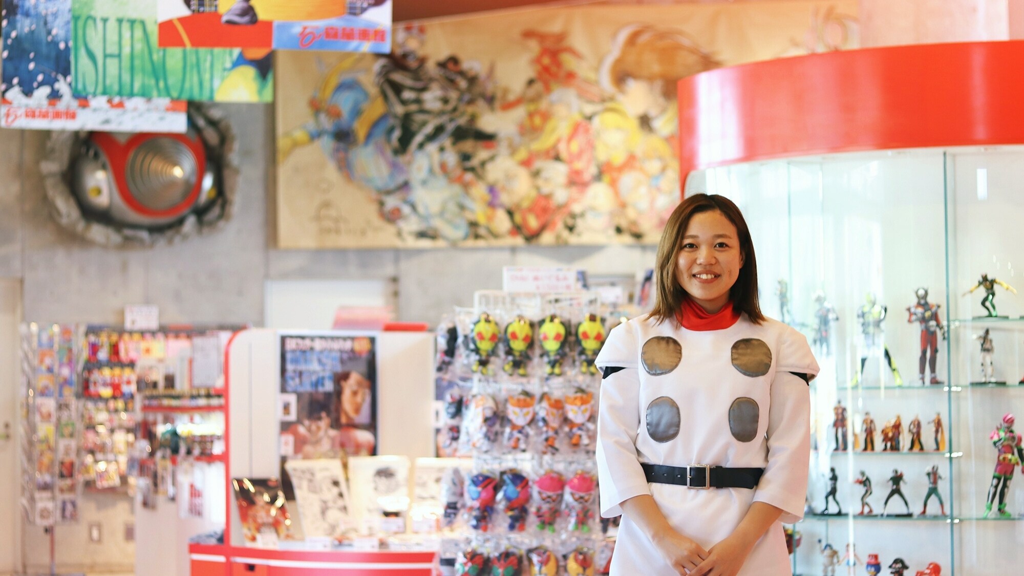 [Ishinomori Manga Museum] The cosplay-style costumes of the staff are also lovely♪