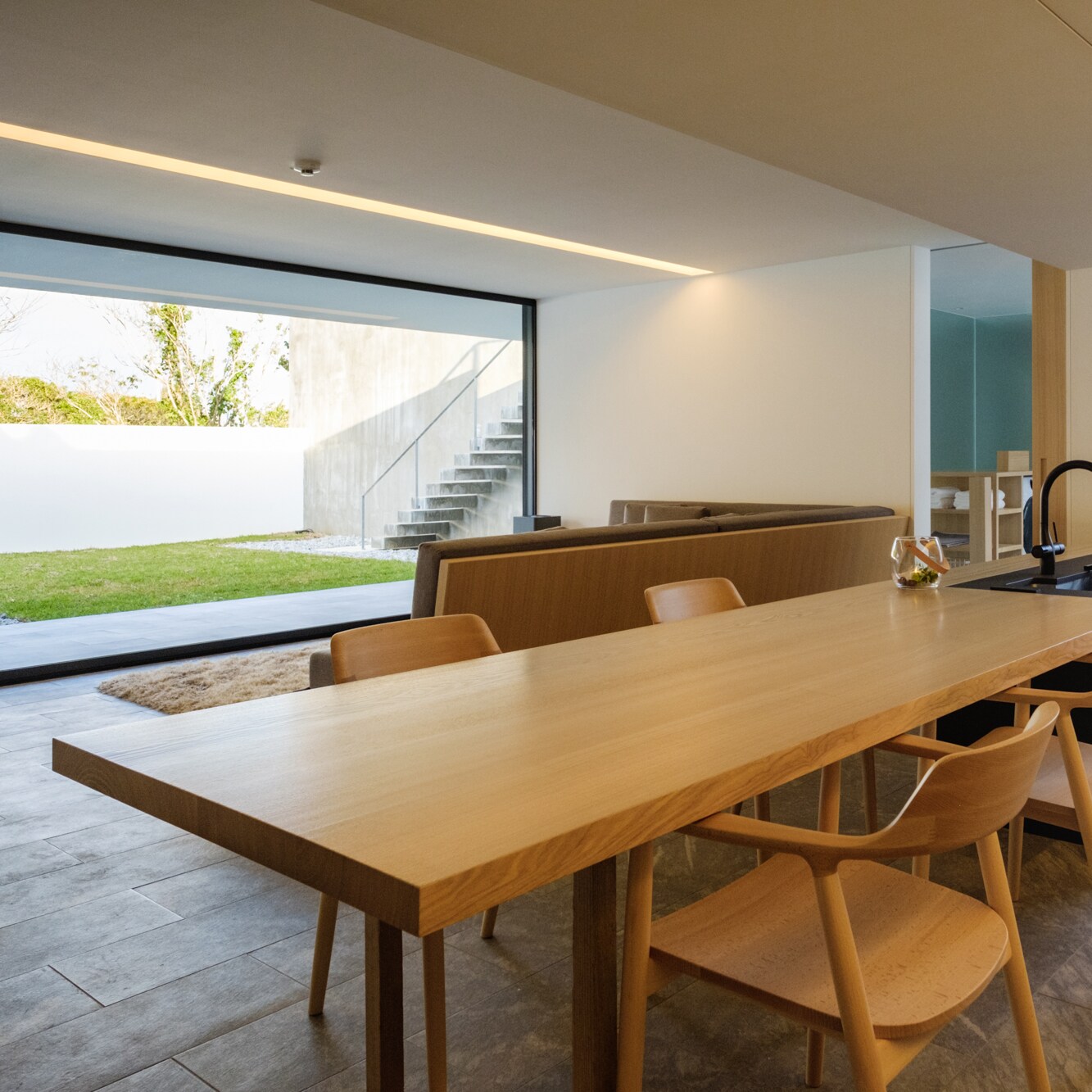 View from the dining area