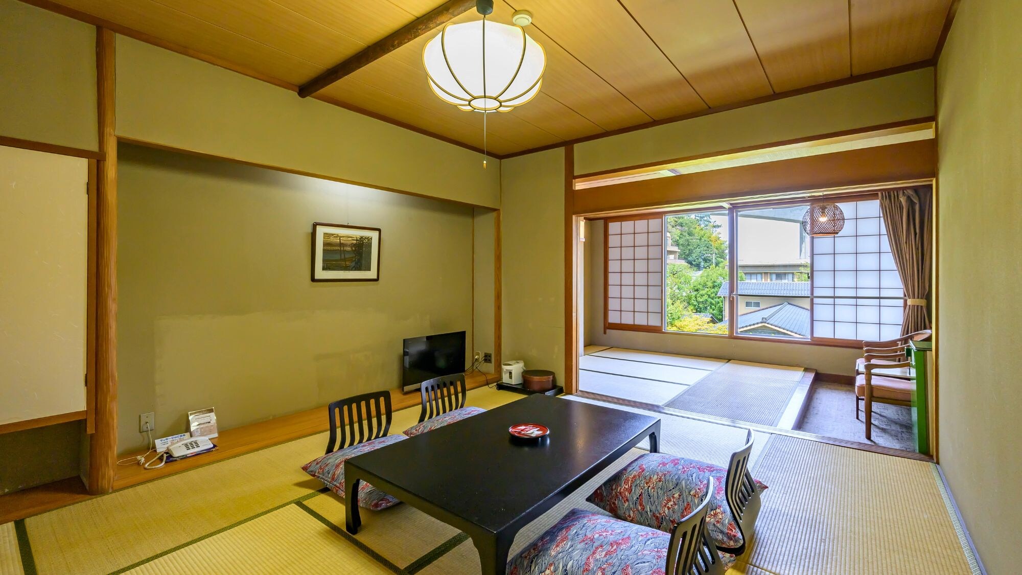 【開開亭/標準日式房間】 房間內可欣賞到絕佳景色，非常受歡迎的客房。