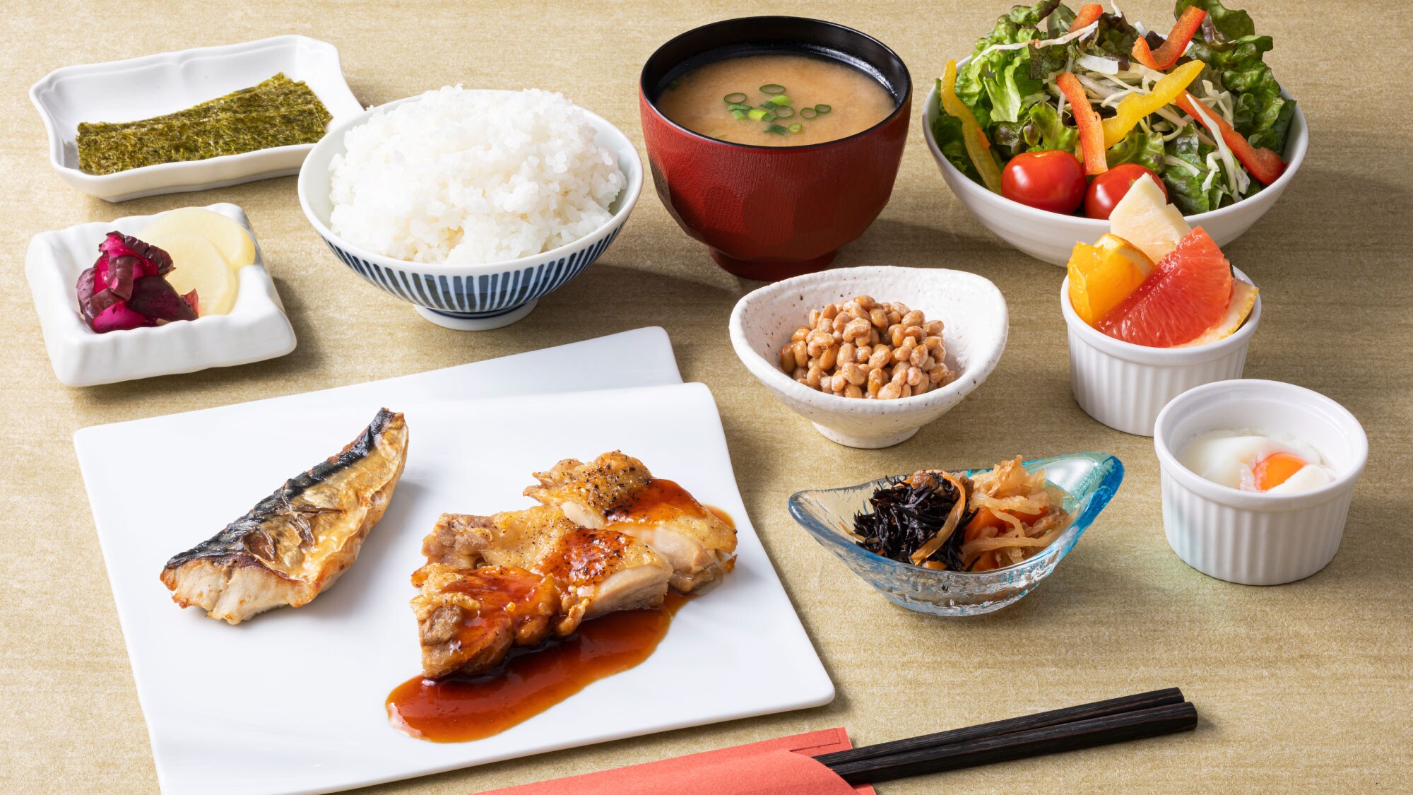 Japanese food_breakfast set * Image